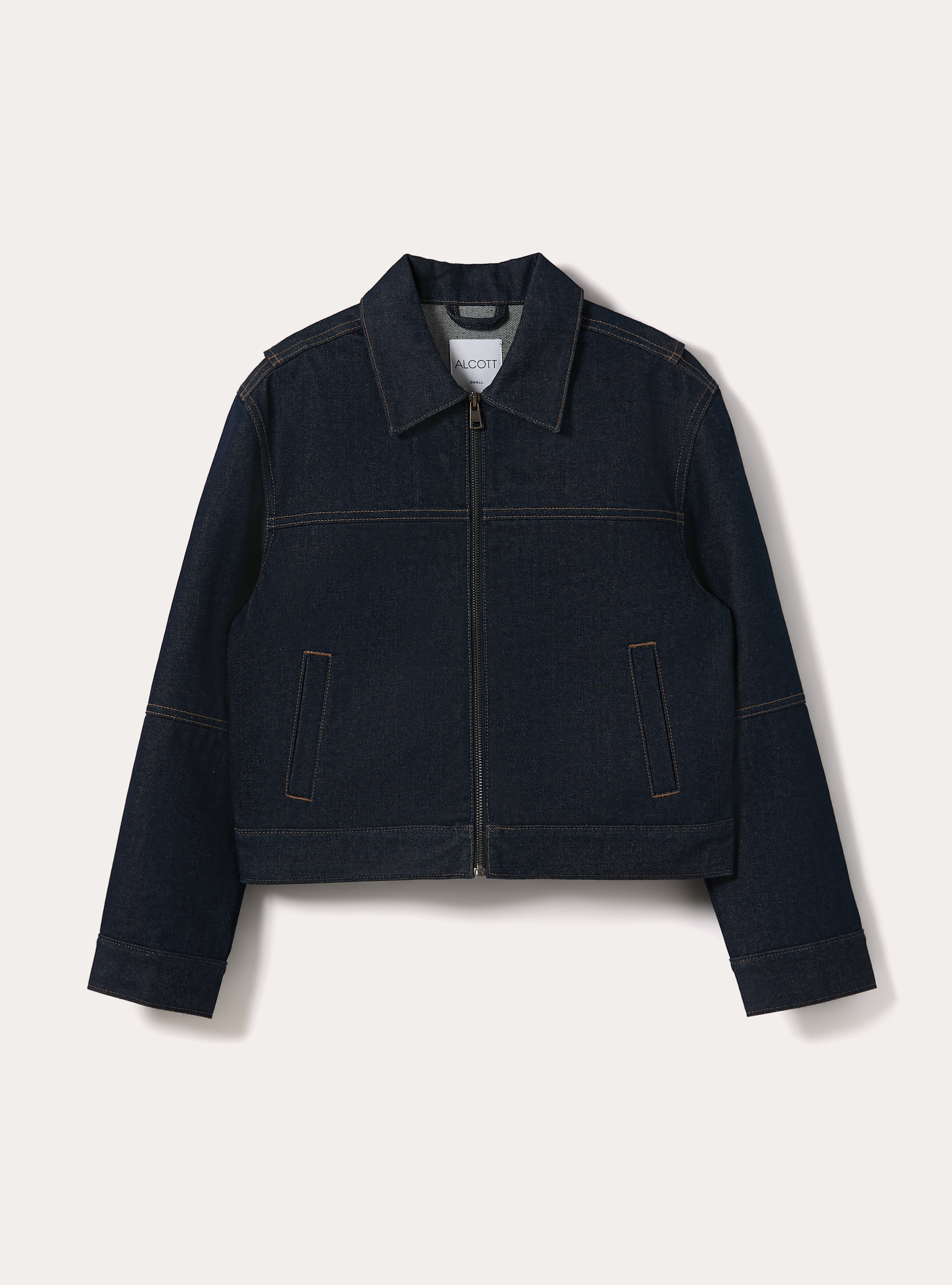 Jeansjacke, D003 MEDIUM BLUE