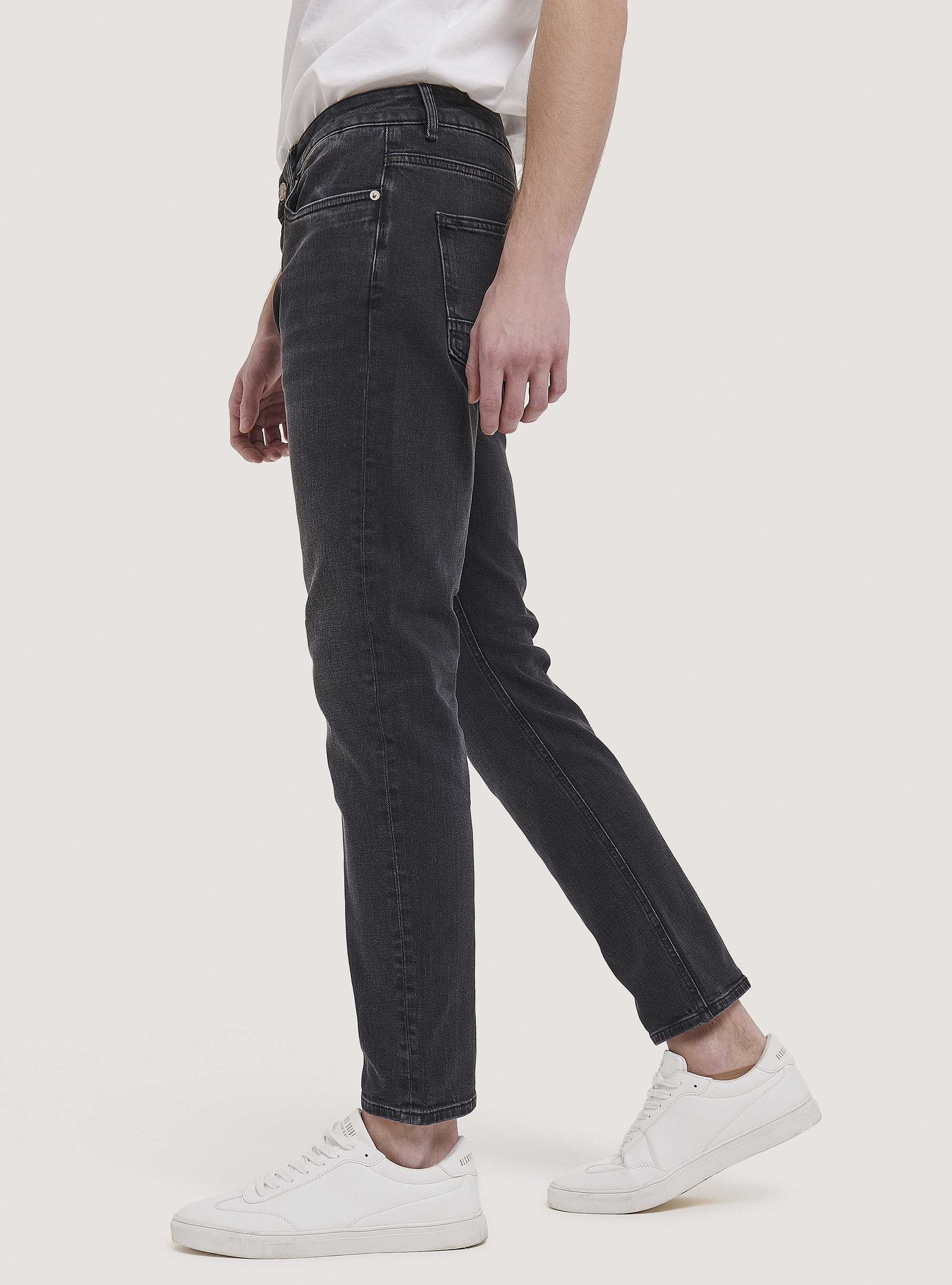 Jeans slim fit, D000 BLACK