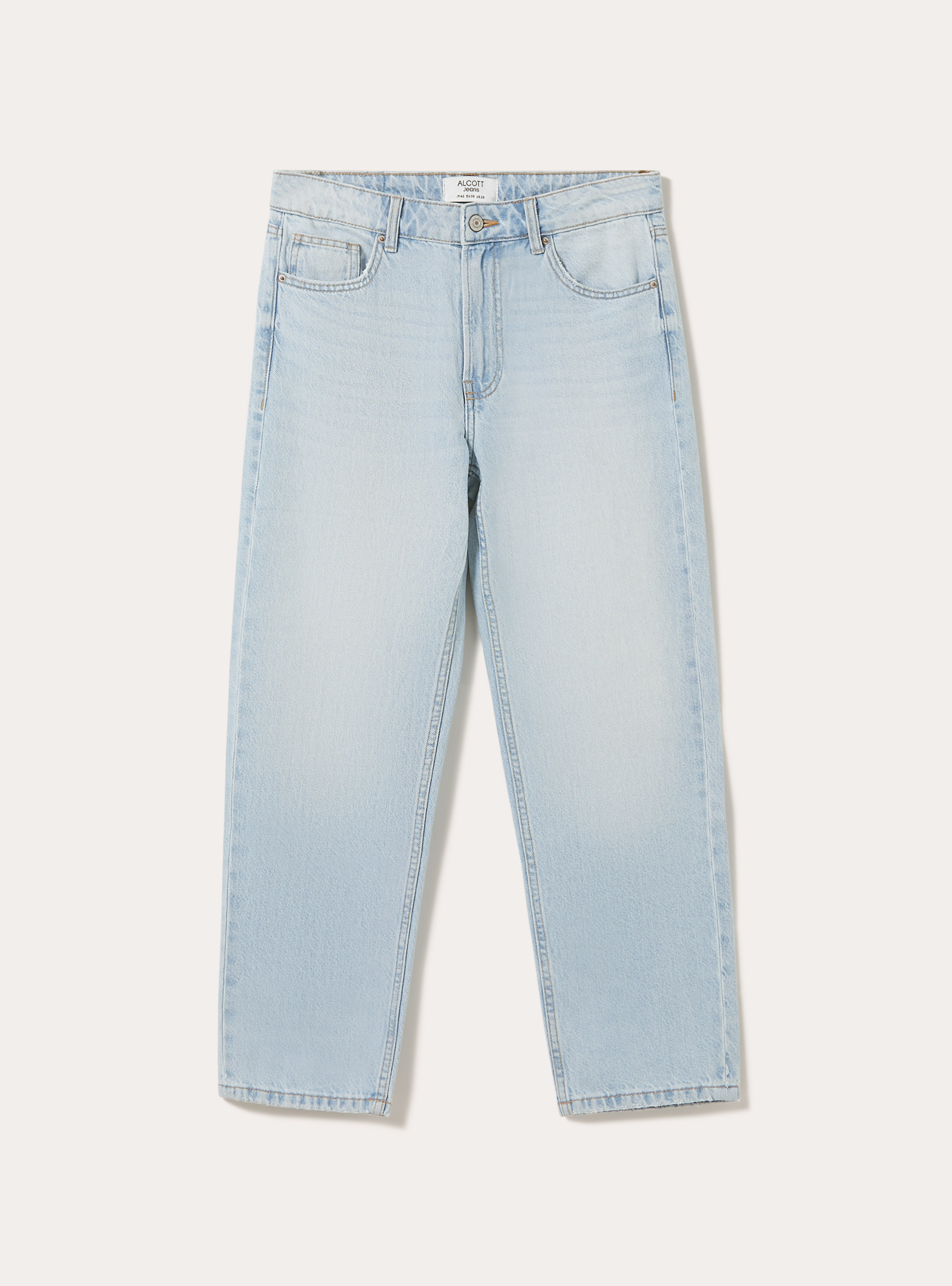 Vaqueros mom fit, D006 AZURE