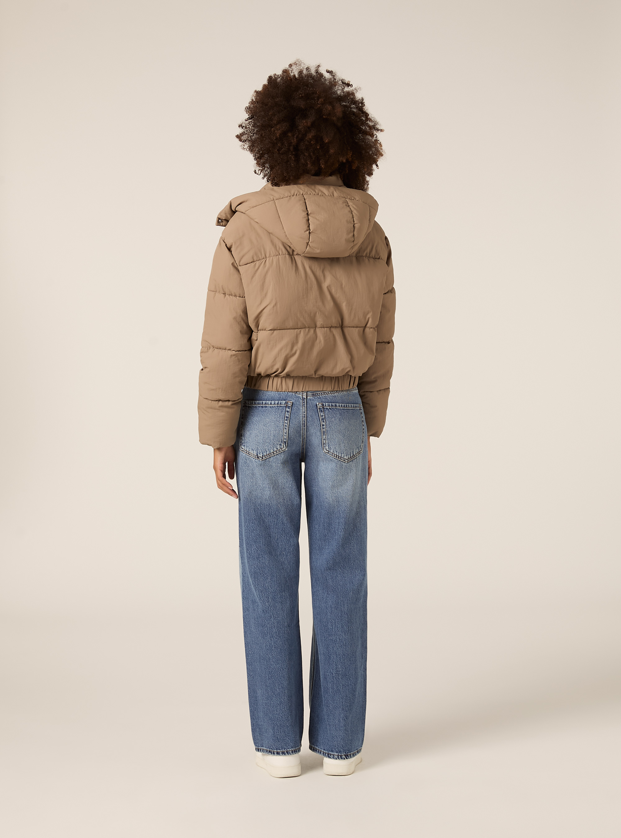 Veste matelassée à capuche, BG2 BEIGE MEDIUM