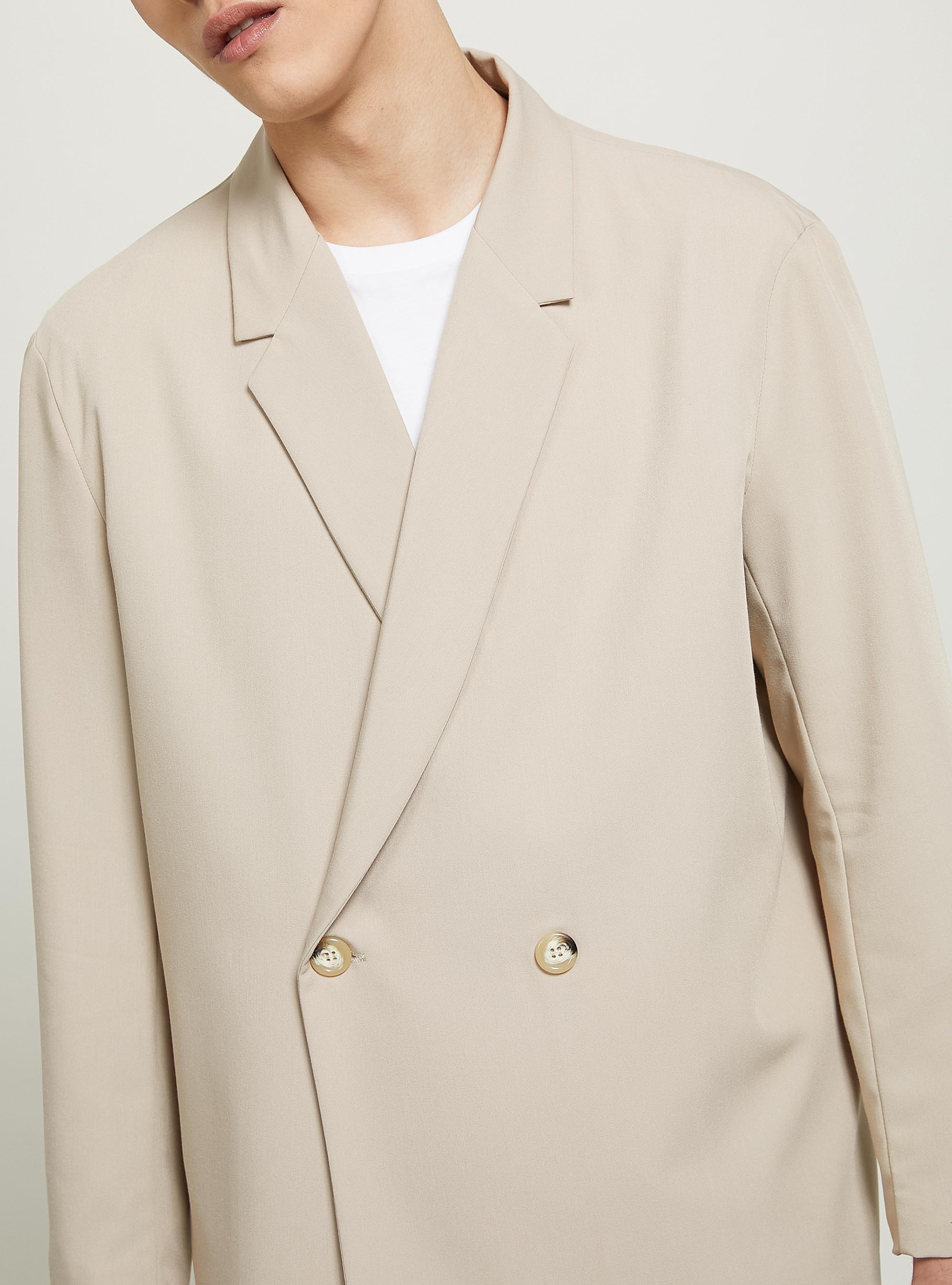 Giacca doppio petto regular fit, SA2 SAND MEDIUM