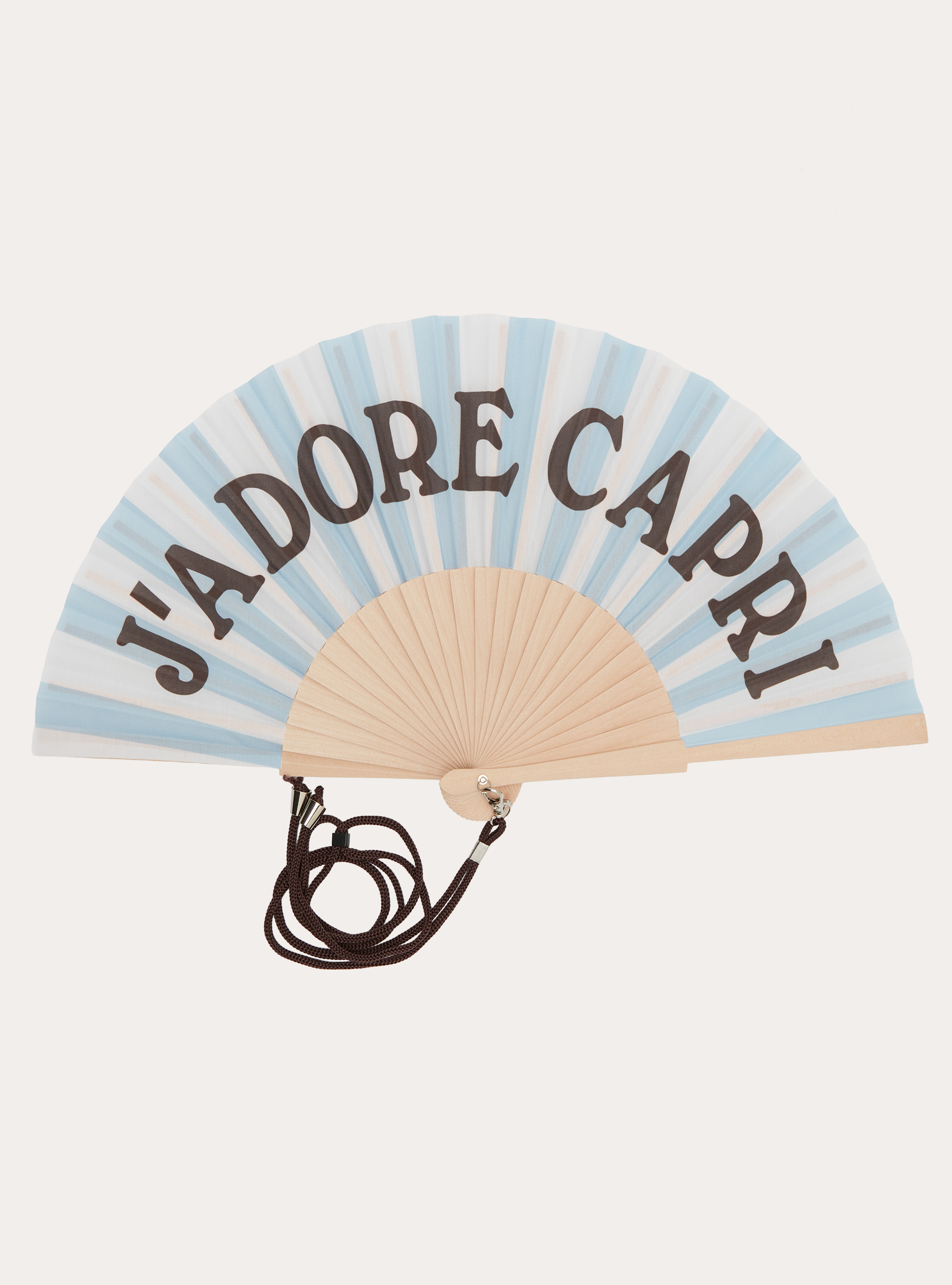 Ventagli con stampa mood capri, AZ3 AZURE LIGHT