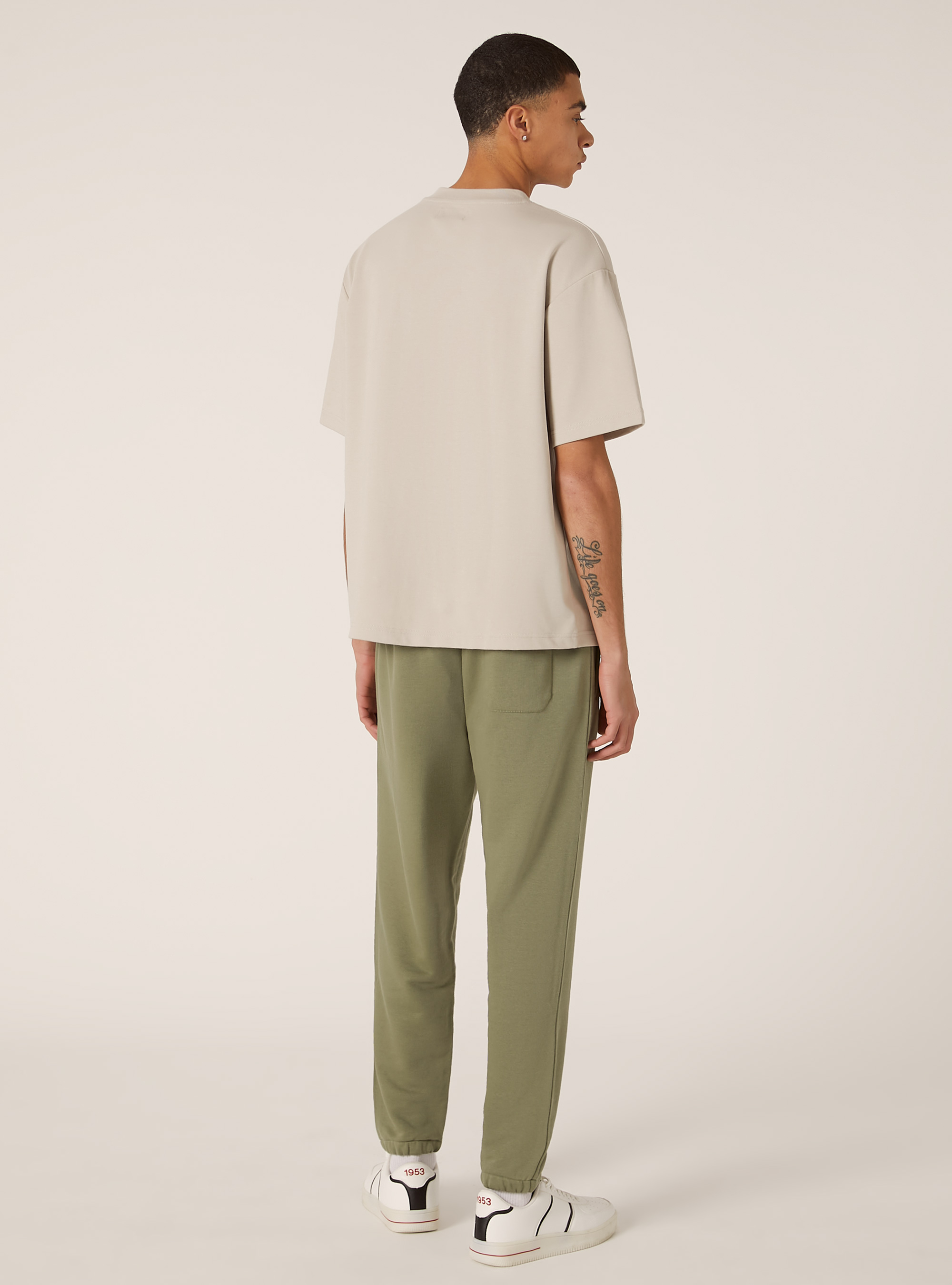 Pantalón jogger de felpa, KY2 KAKY MEDIUM