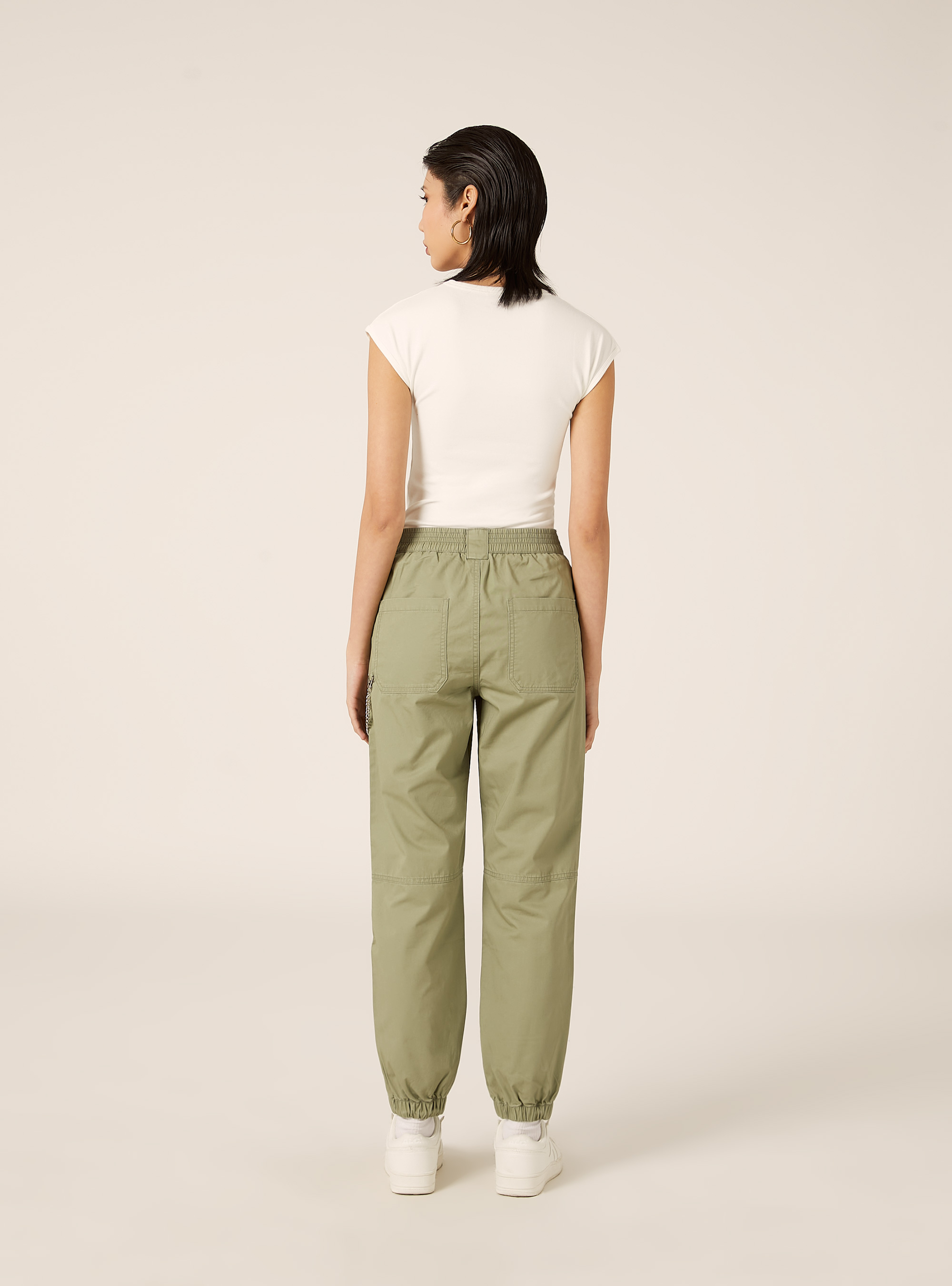 Pantaloni jogger con catena, KY2 KAKY MEDIUM