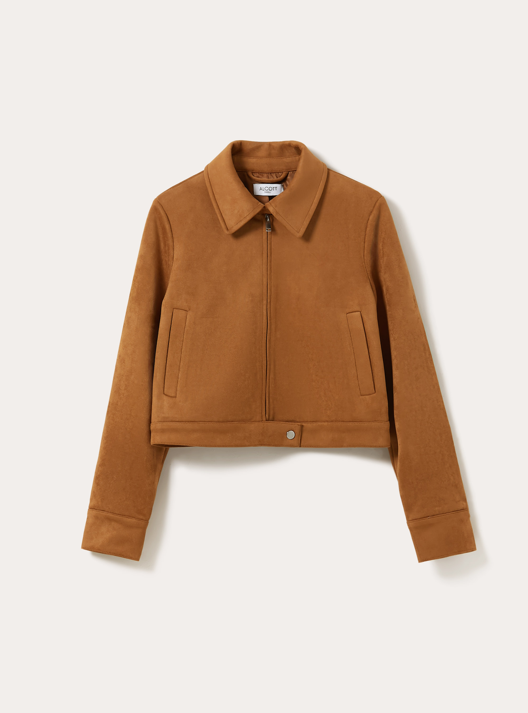 Suede-effect jacket, TB2 TOBACCO MEDIUM