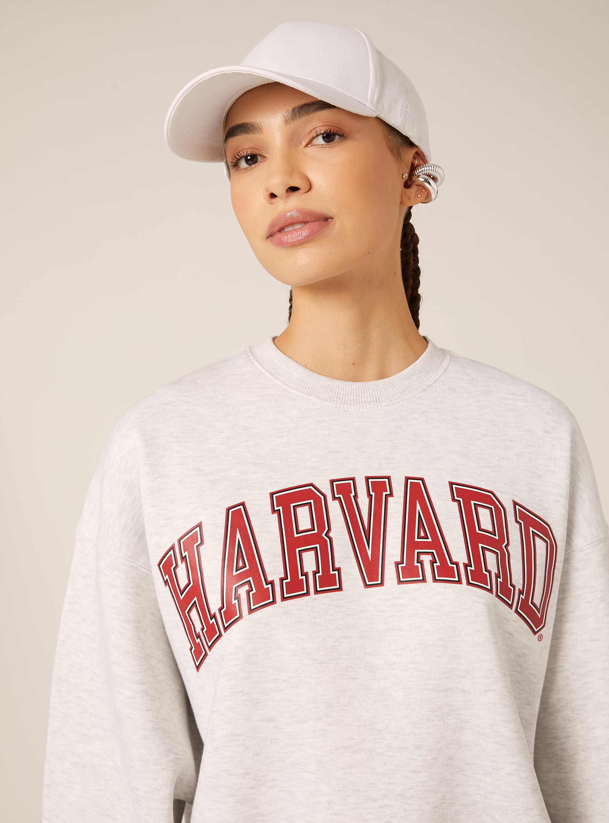 Harvard / Alcott Sweatshirt, MGY3 GREY MEL LIGHT