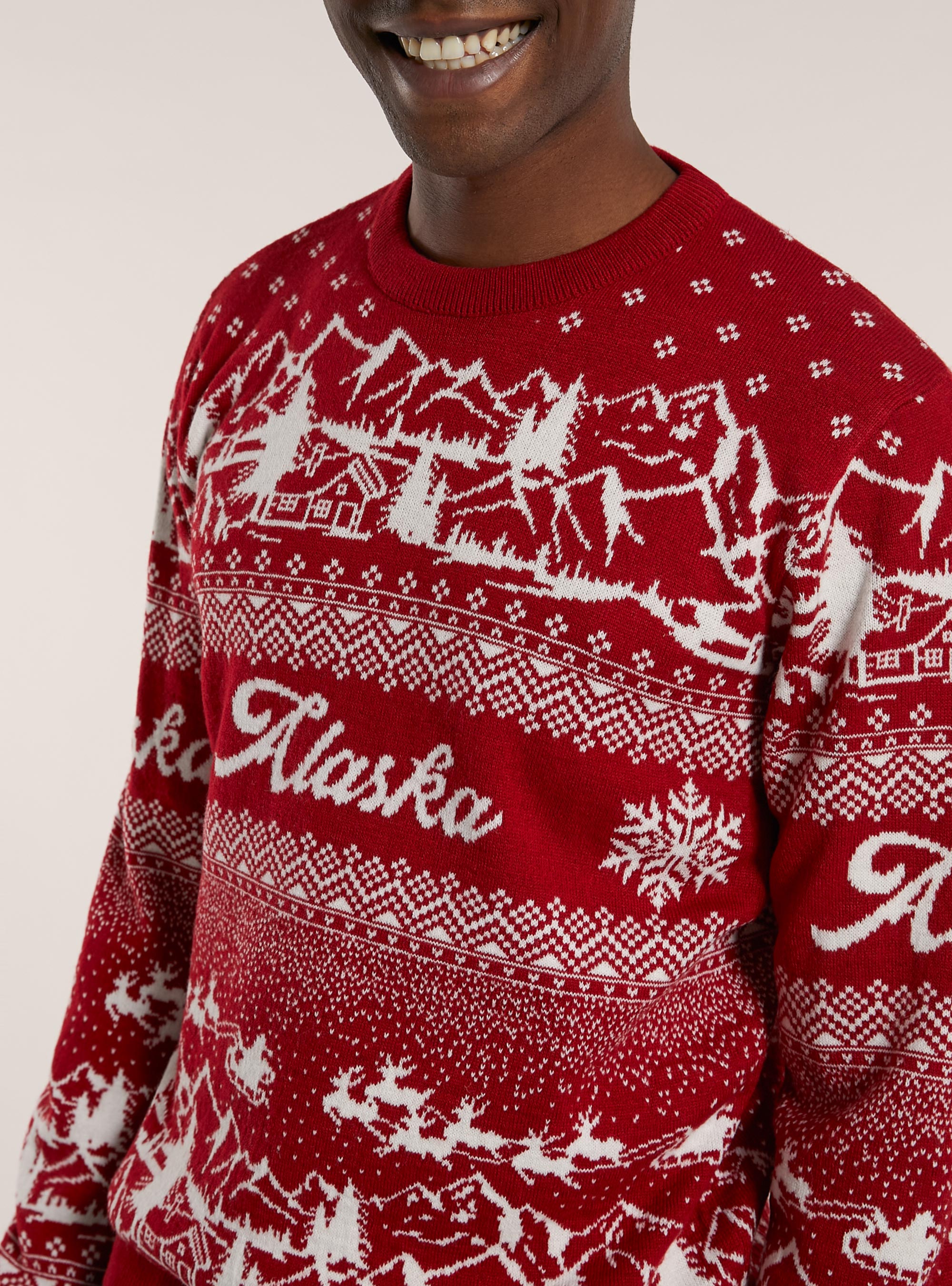 Pullover Christmas Family Collection, ROSSO