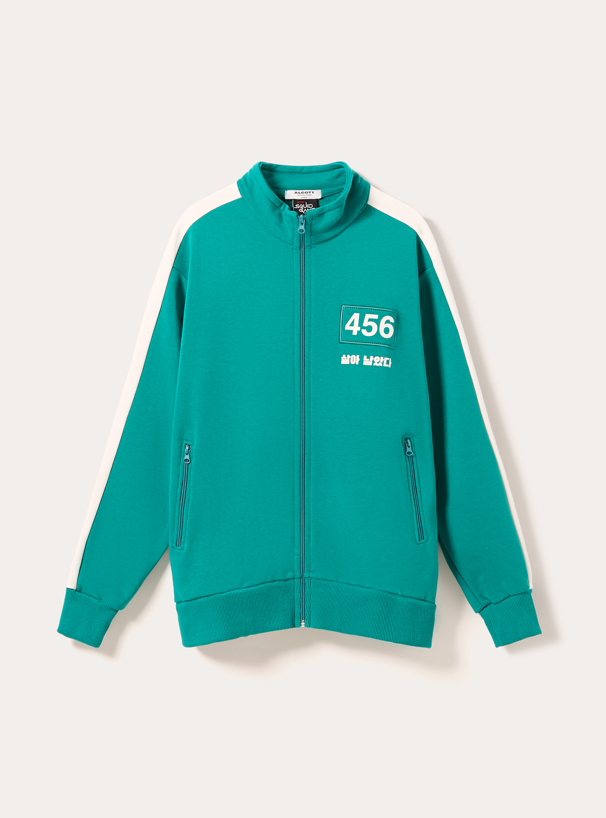 Sudadera con cremallera Squid Game / Alcott, GN2 GREEN MEDIUM