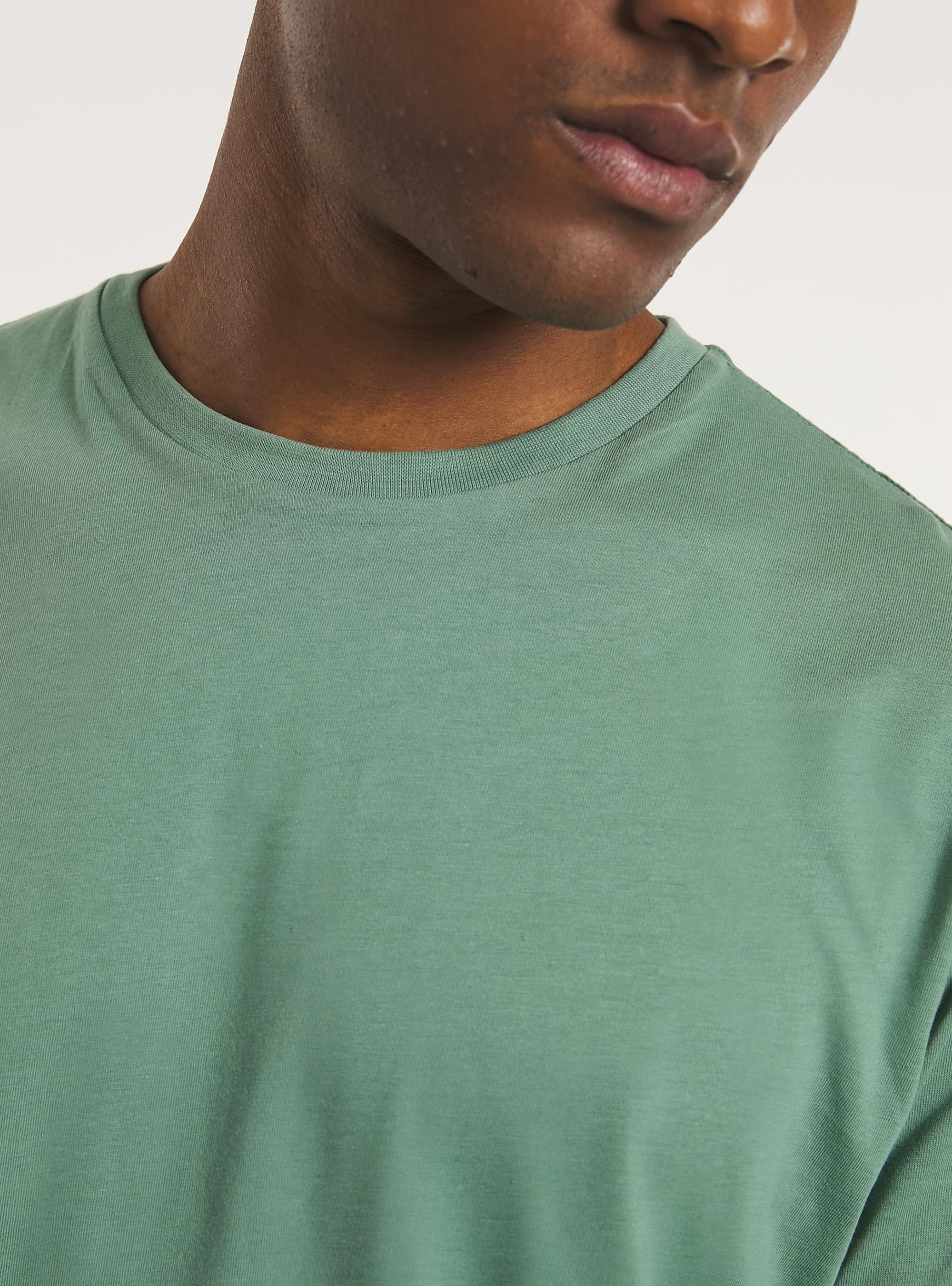 Crew-neck cotton T-shirt, KY3 KAKY LIGHT