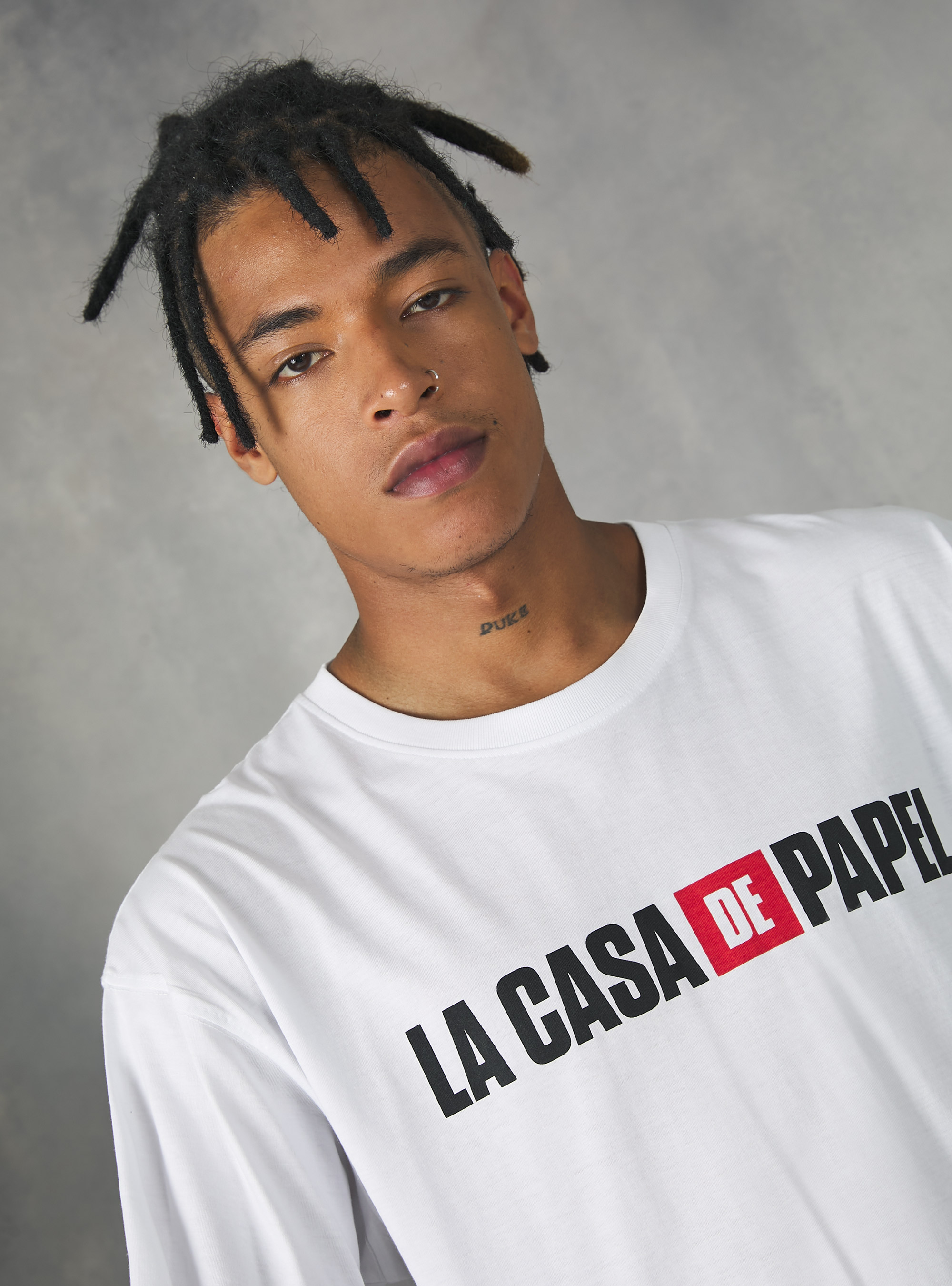 La casa de papel / Alcott T-shirt, WH3 WHITE