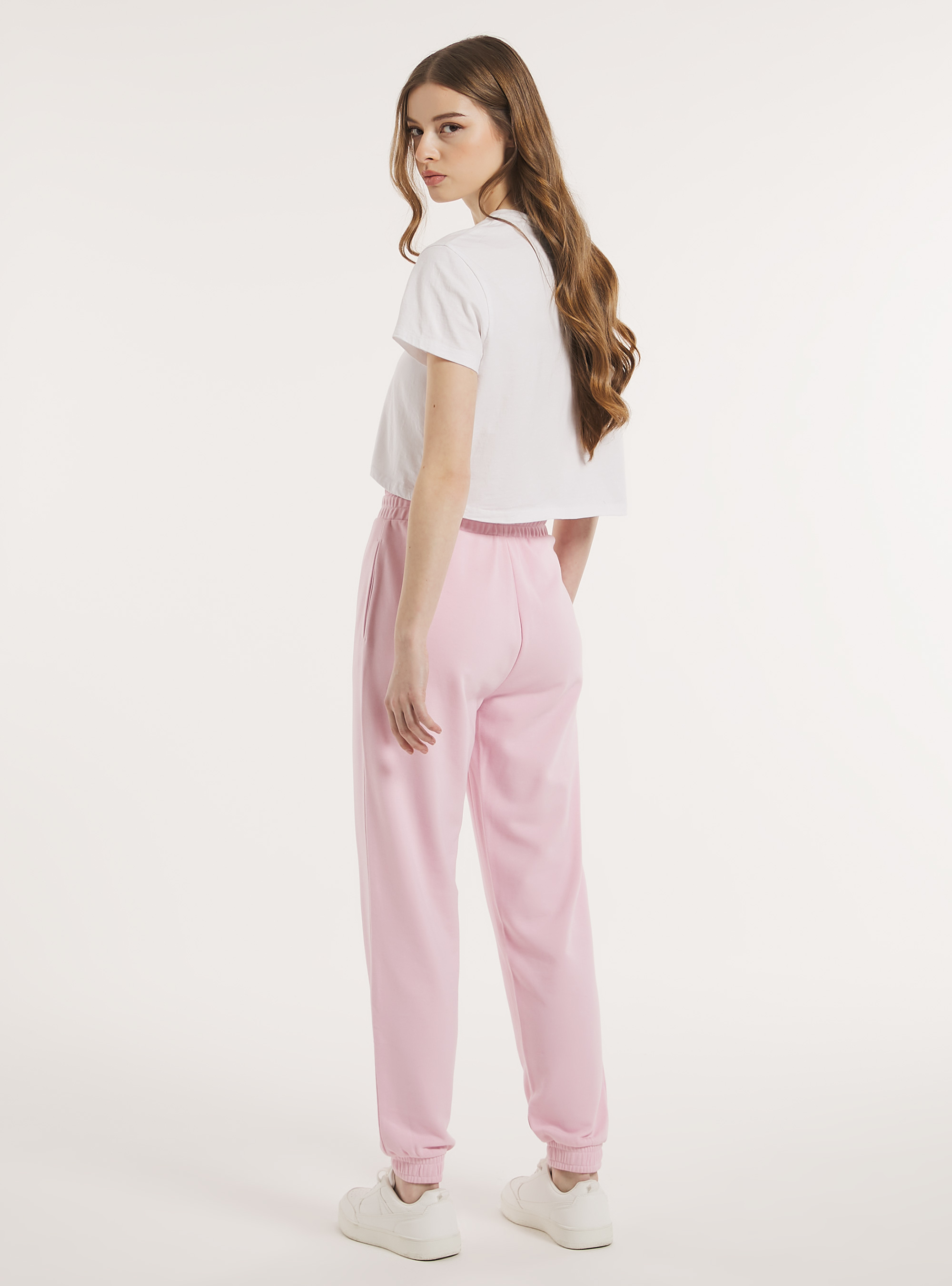 Plush jogger trousers, PK3 PINK LIGHT