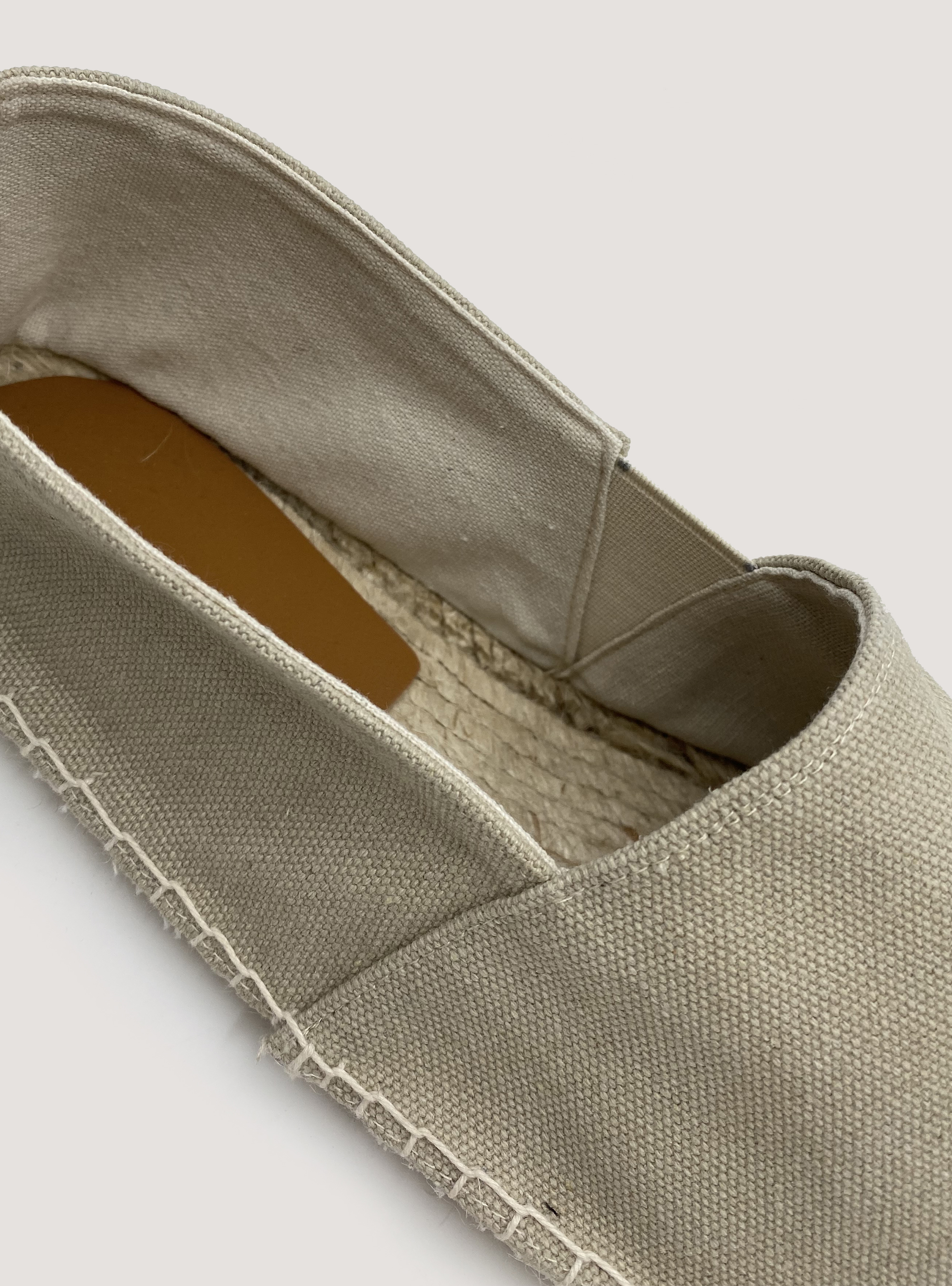 Cotton espadrilles, SAND