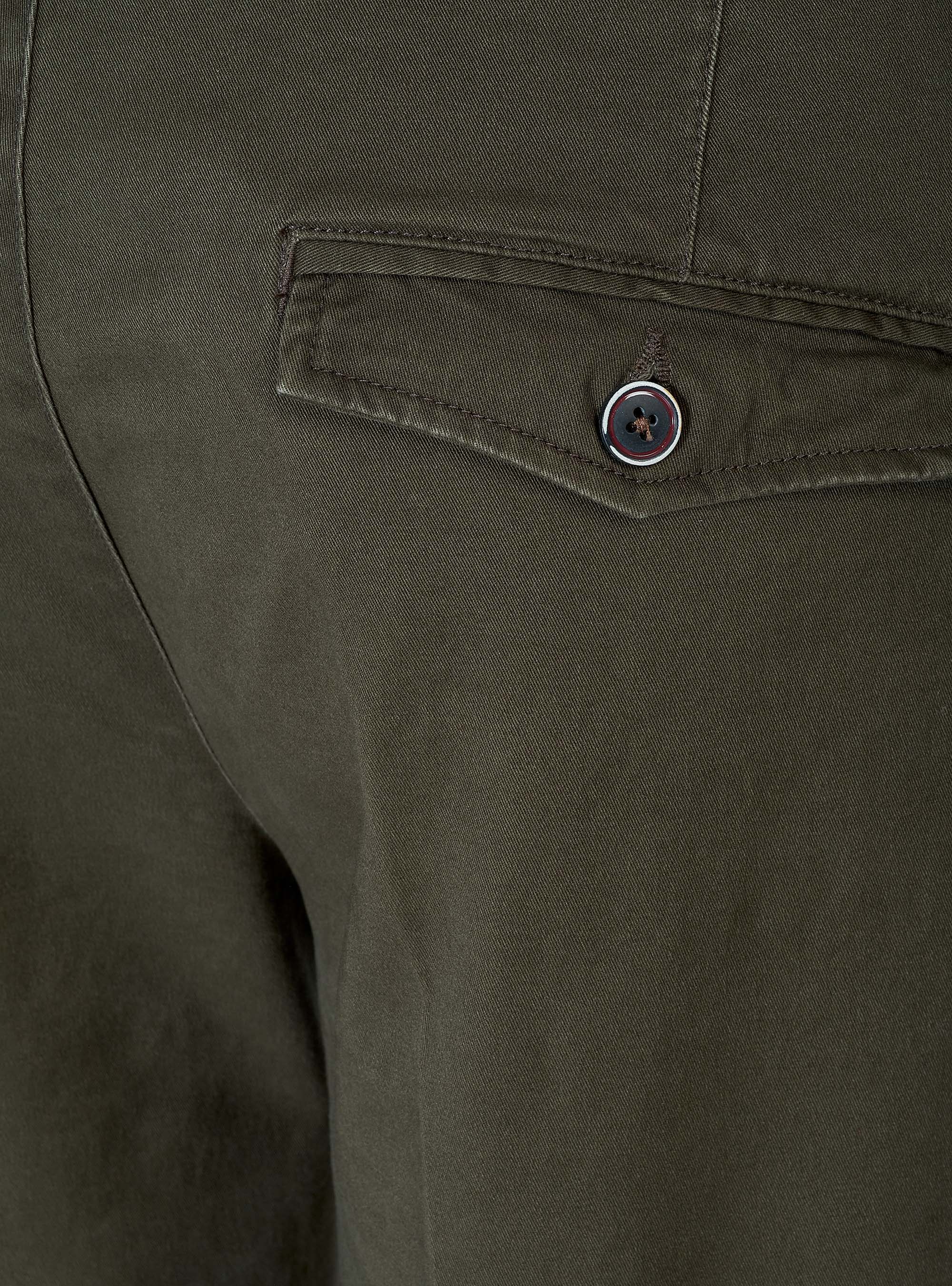 SLACK SLIM FIT PANTS, C667 GREEN