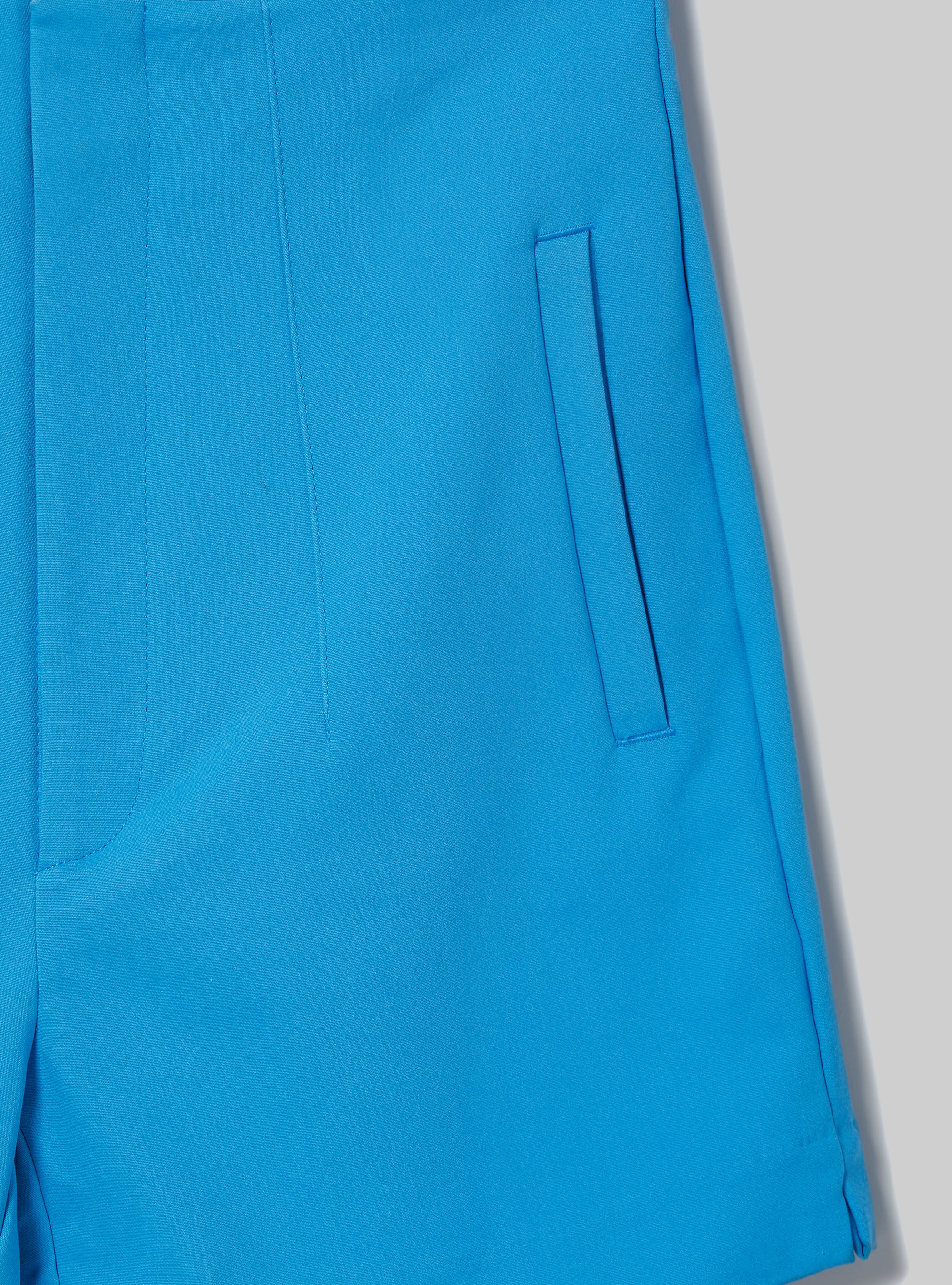 Shorts with double pleats, AZ3 AZURE LIGHT