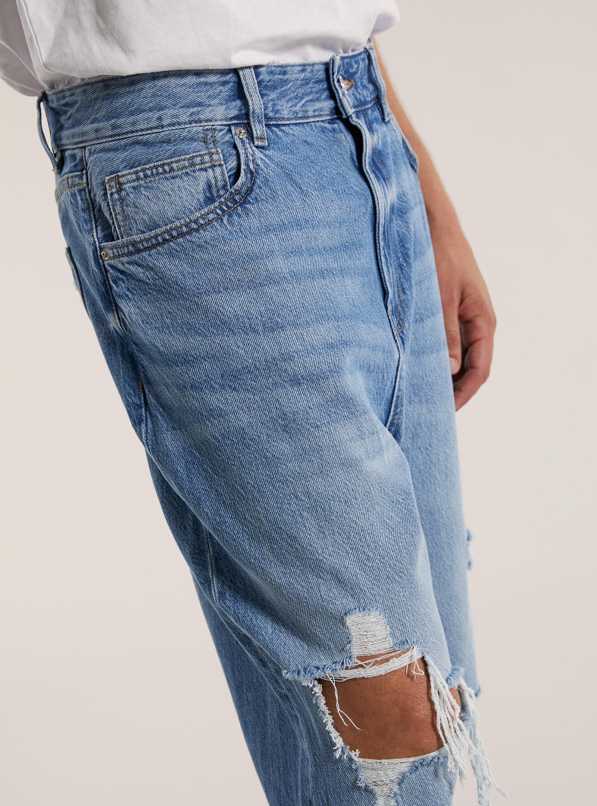 Loose fit jeans, D003 MEDIUM BLUE