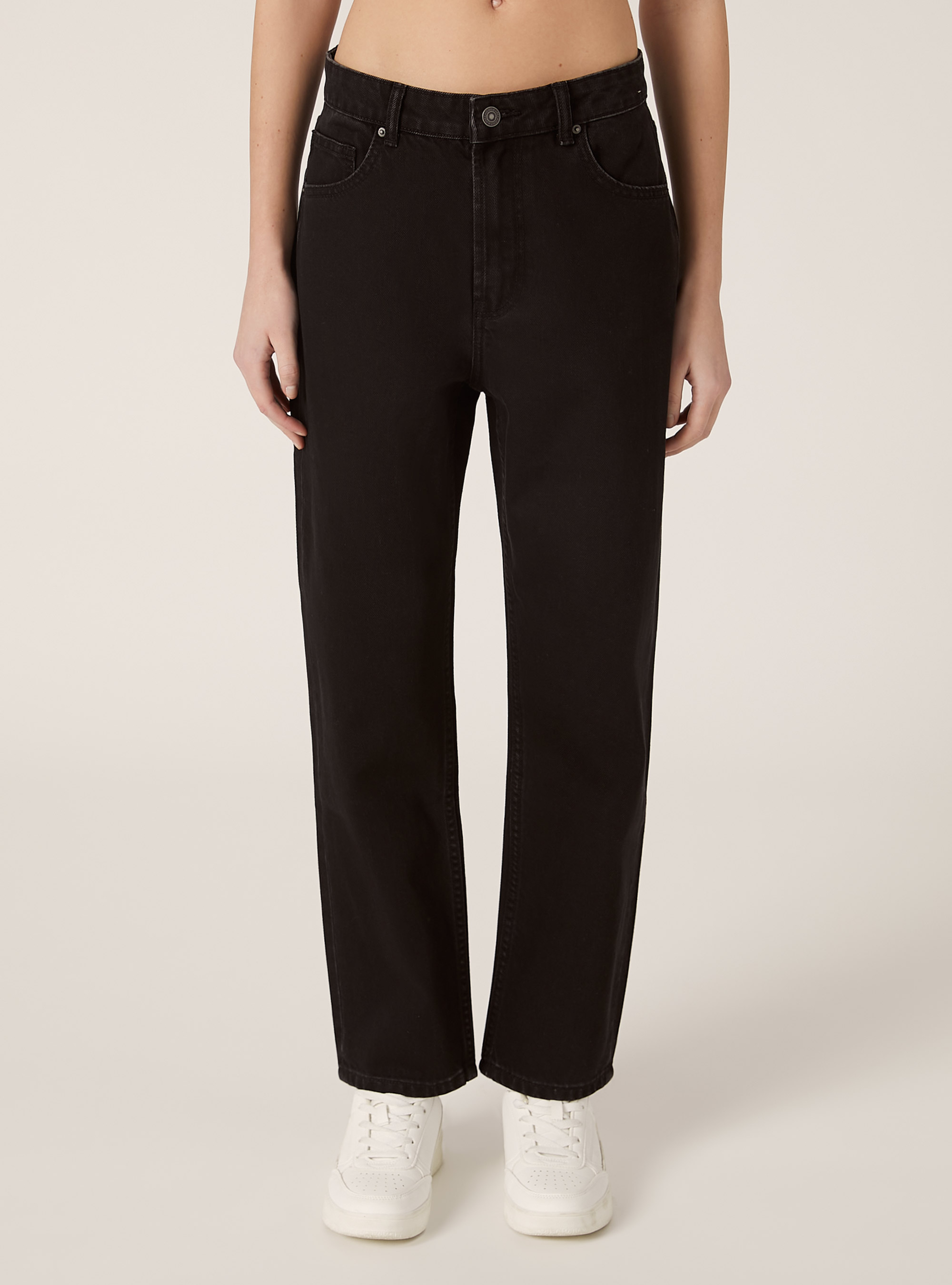 Vaqueros mom fit, D000 BLACK