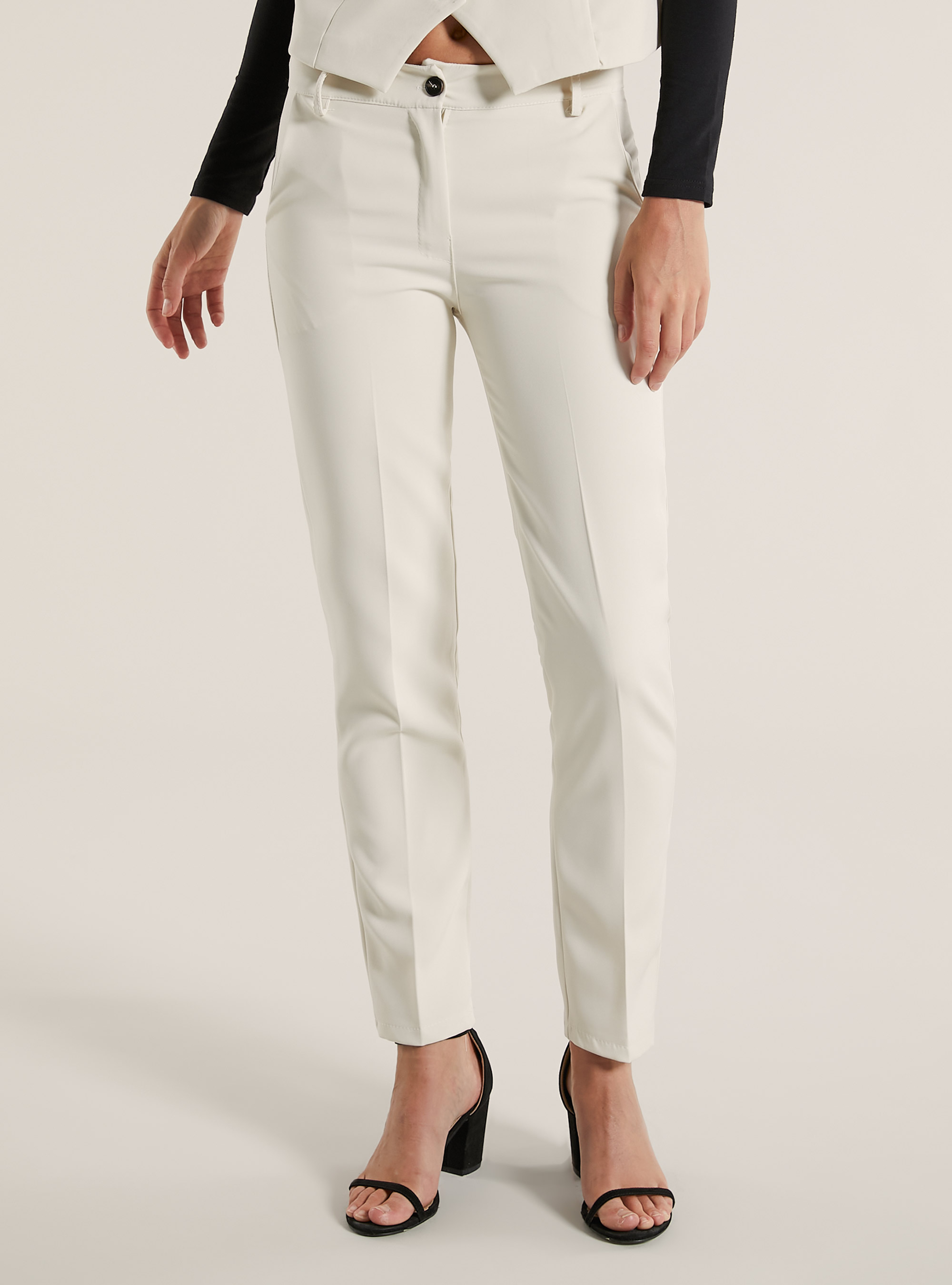 Pantalon tailleur, SA3 SAND LIGHT