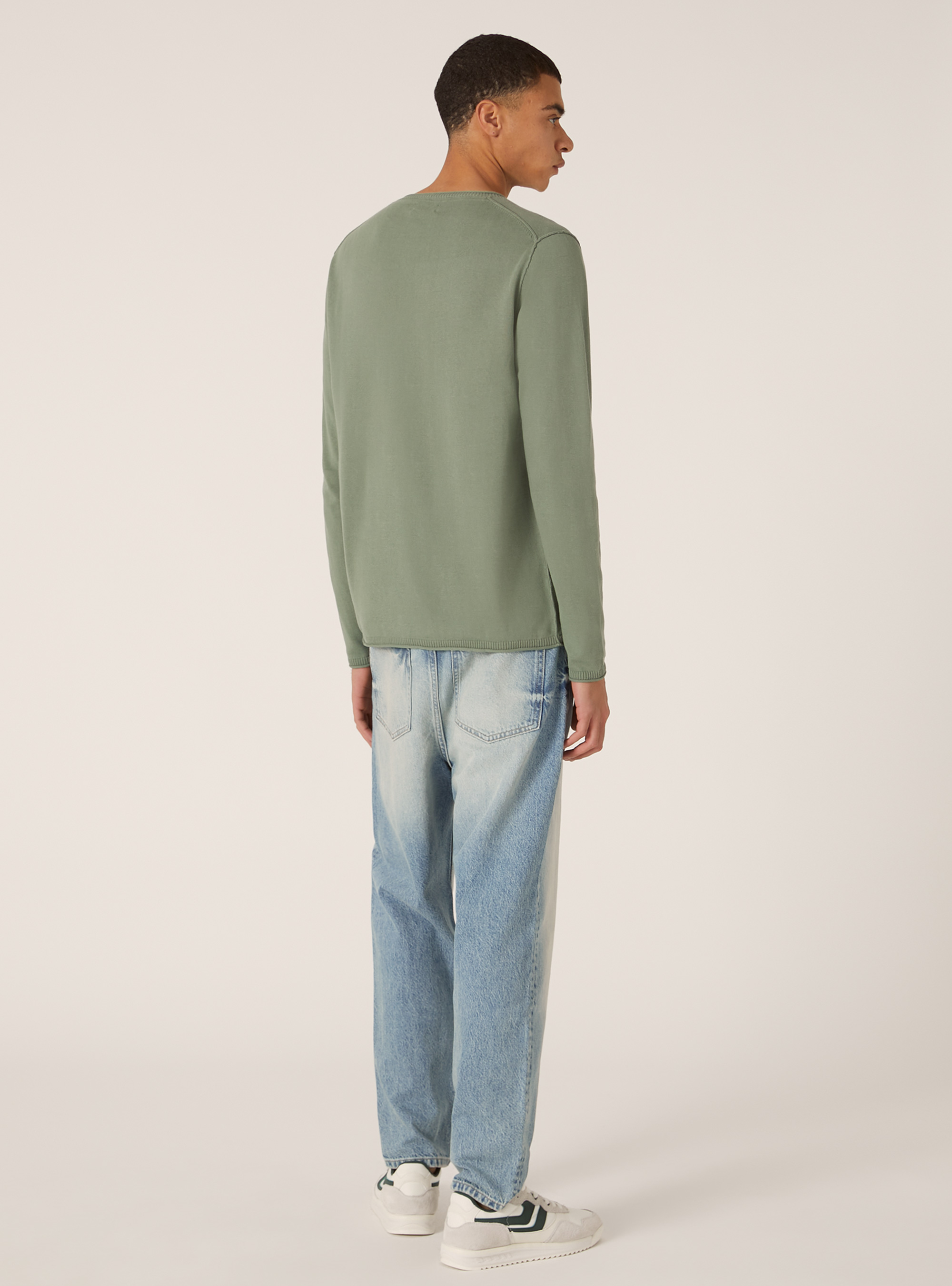 Pull en coton &agrave; col rond, KY3 KAKY LIGHT