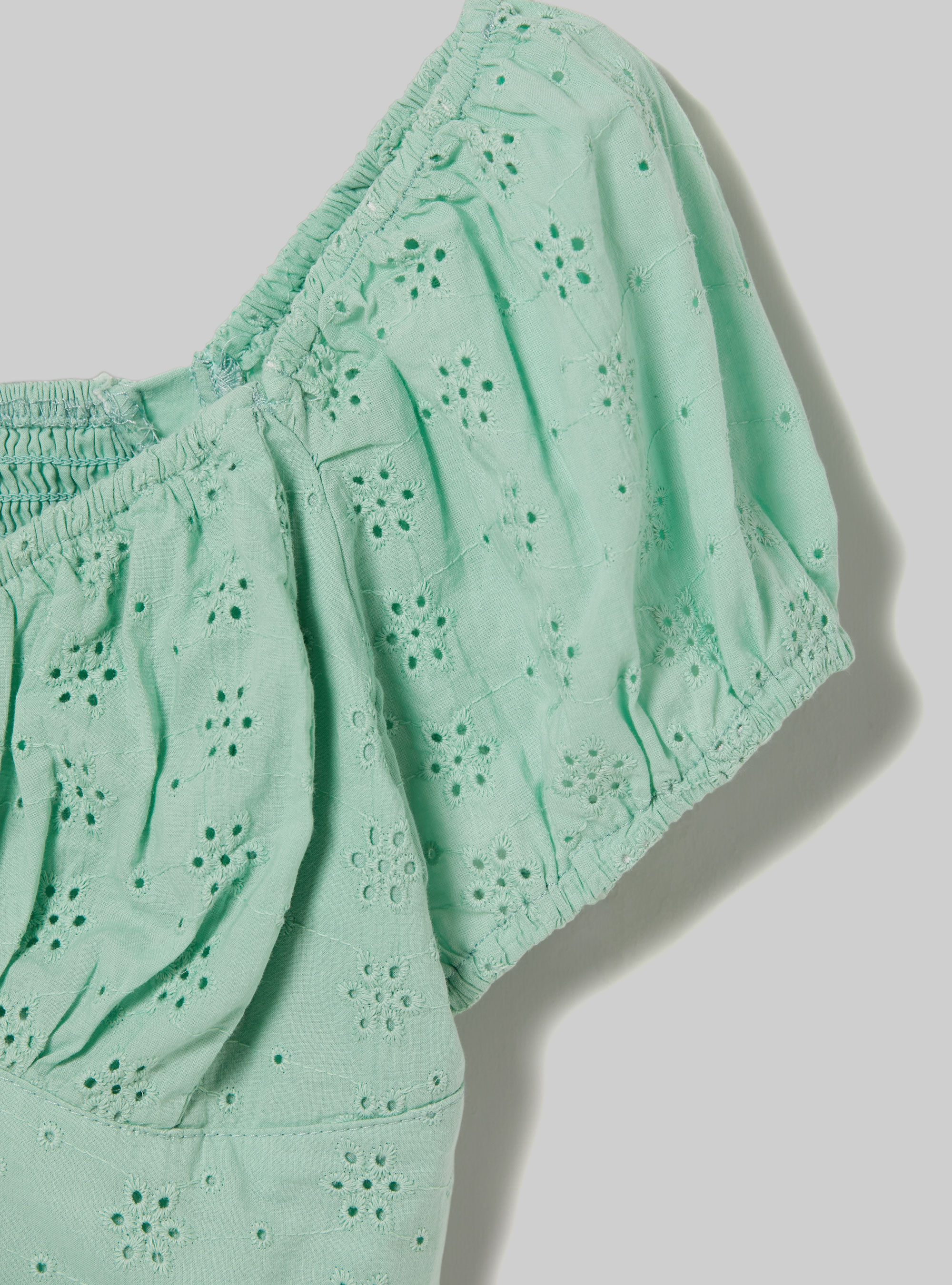 Chemisier court Sangallo, GA3 AQUA GREEN LIGHT