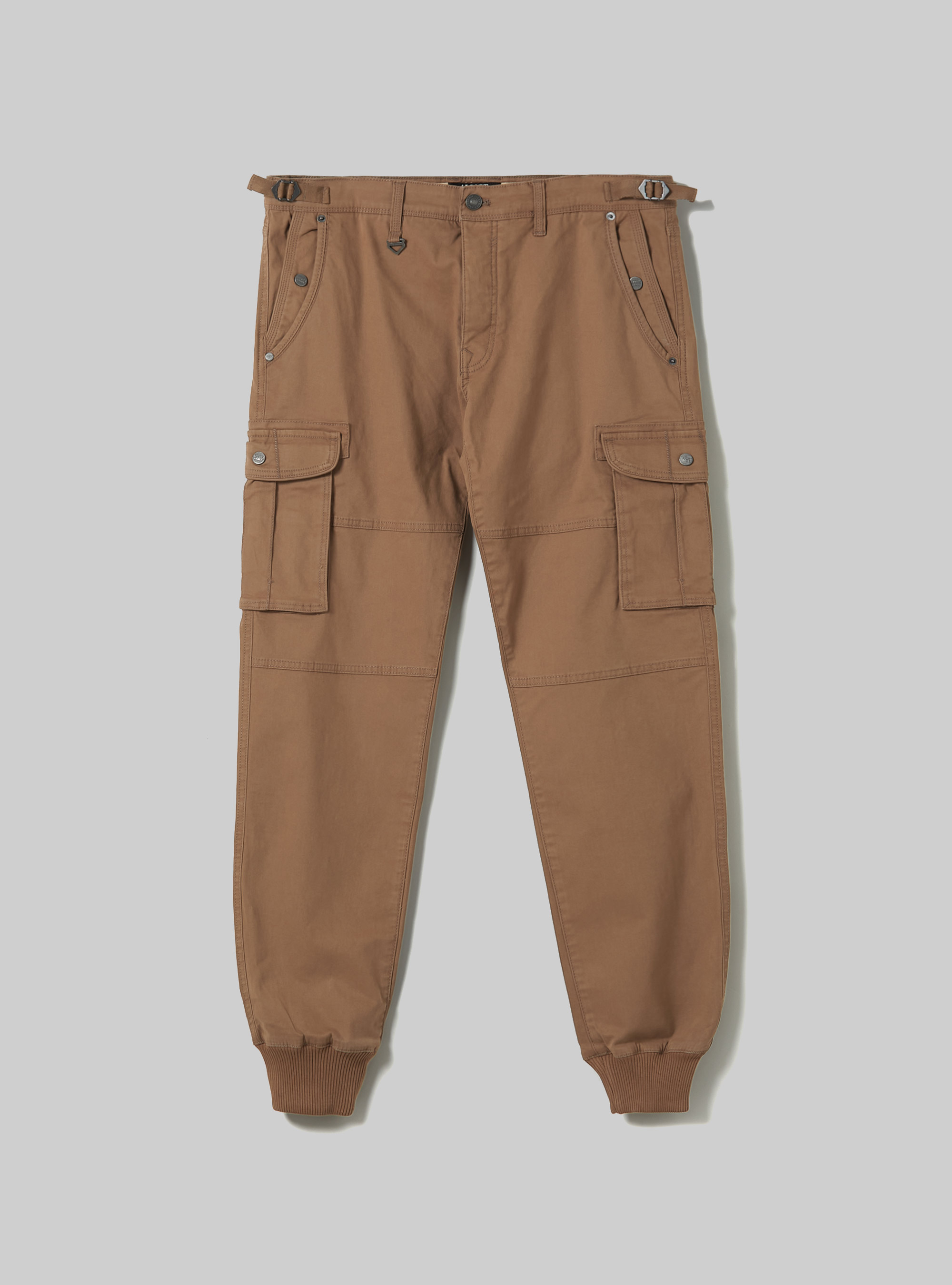 Cotton cargo trousers with elastic band Cotton cargo trousers with elastic band