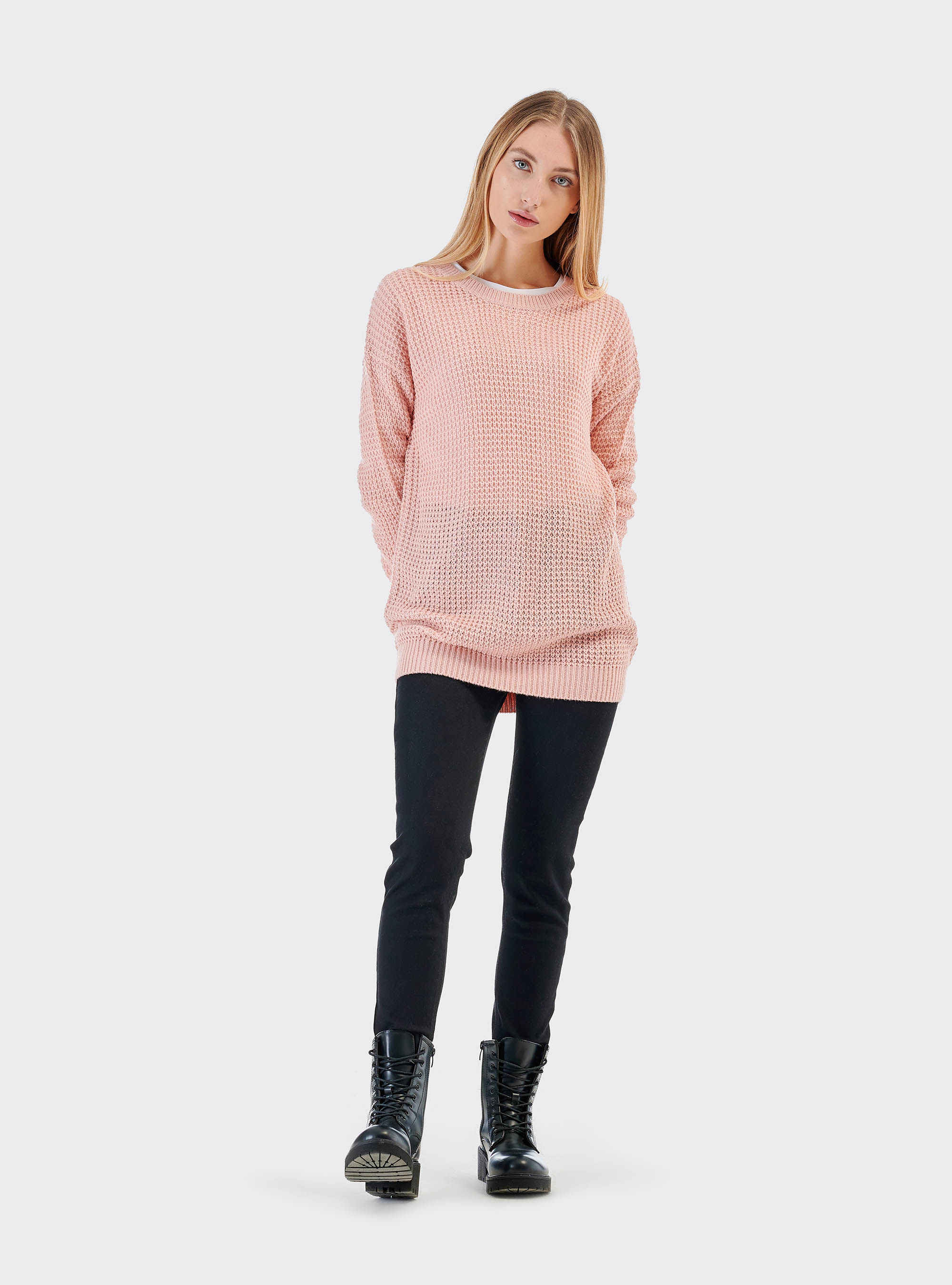 Oversized pullover, C501 PINK