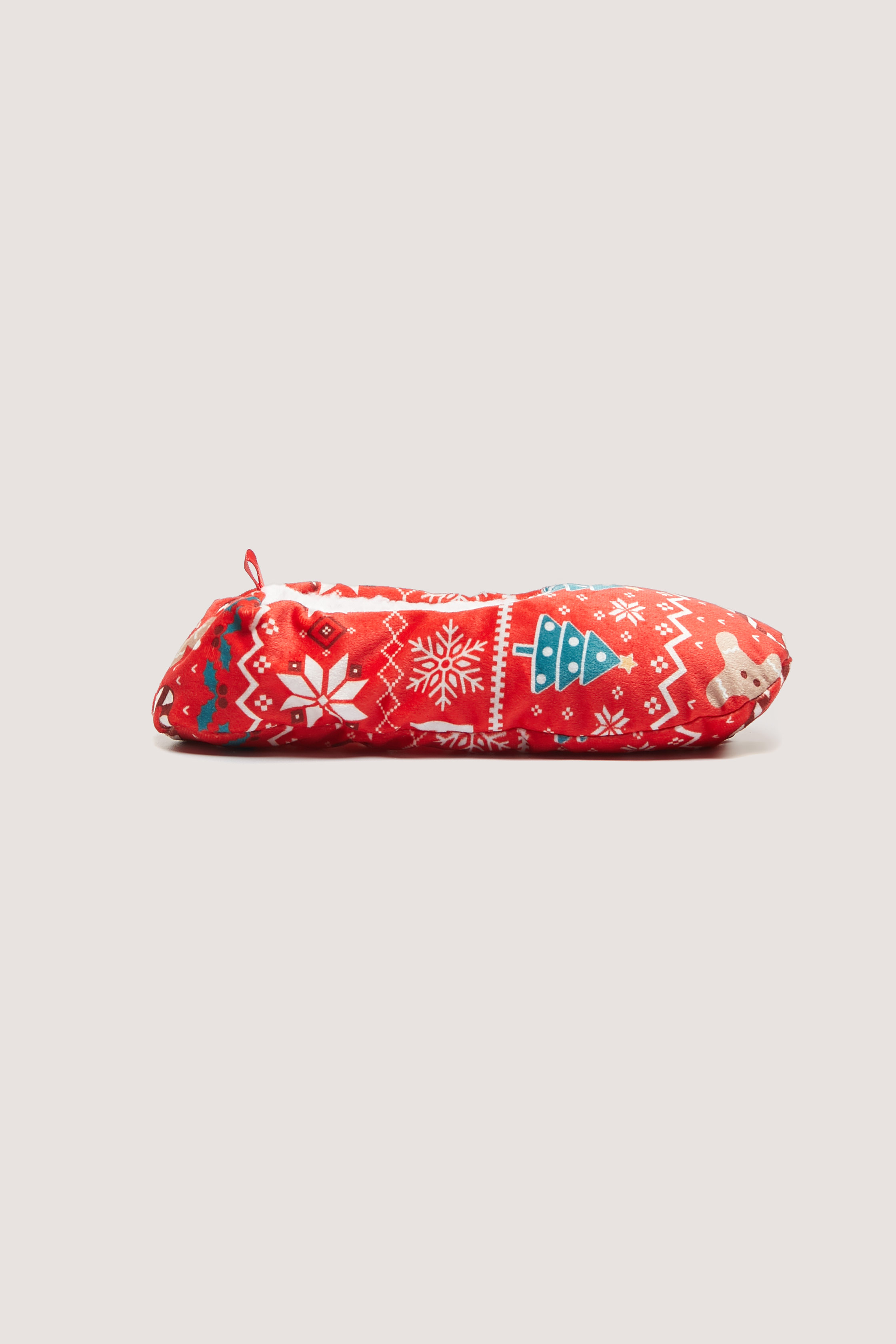 Christmas Collection Slippers, RD2 RED MEDIUM