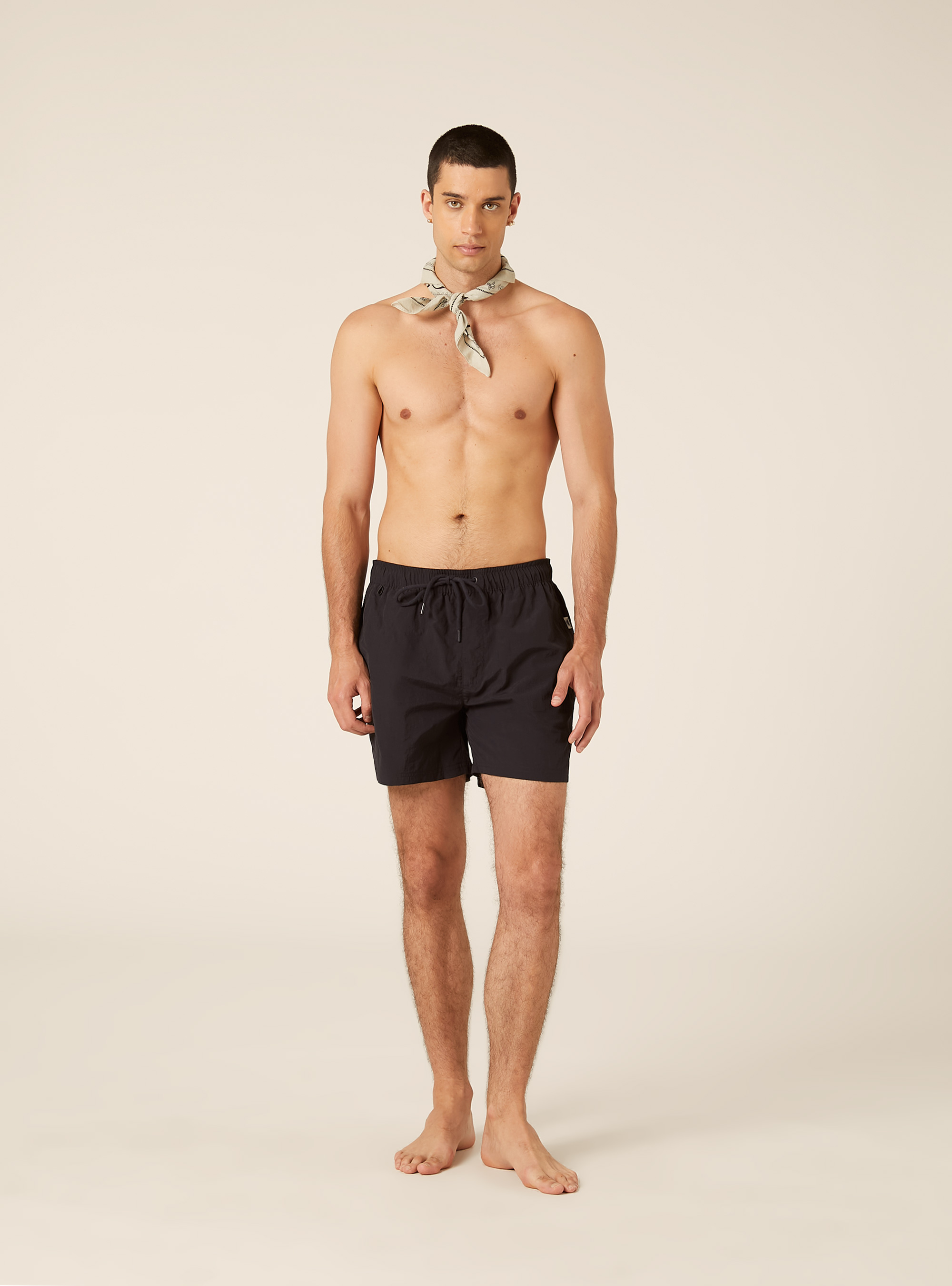 Drawstring Swim Shorts Bermuda, NA1 NAVY DARK
