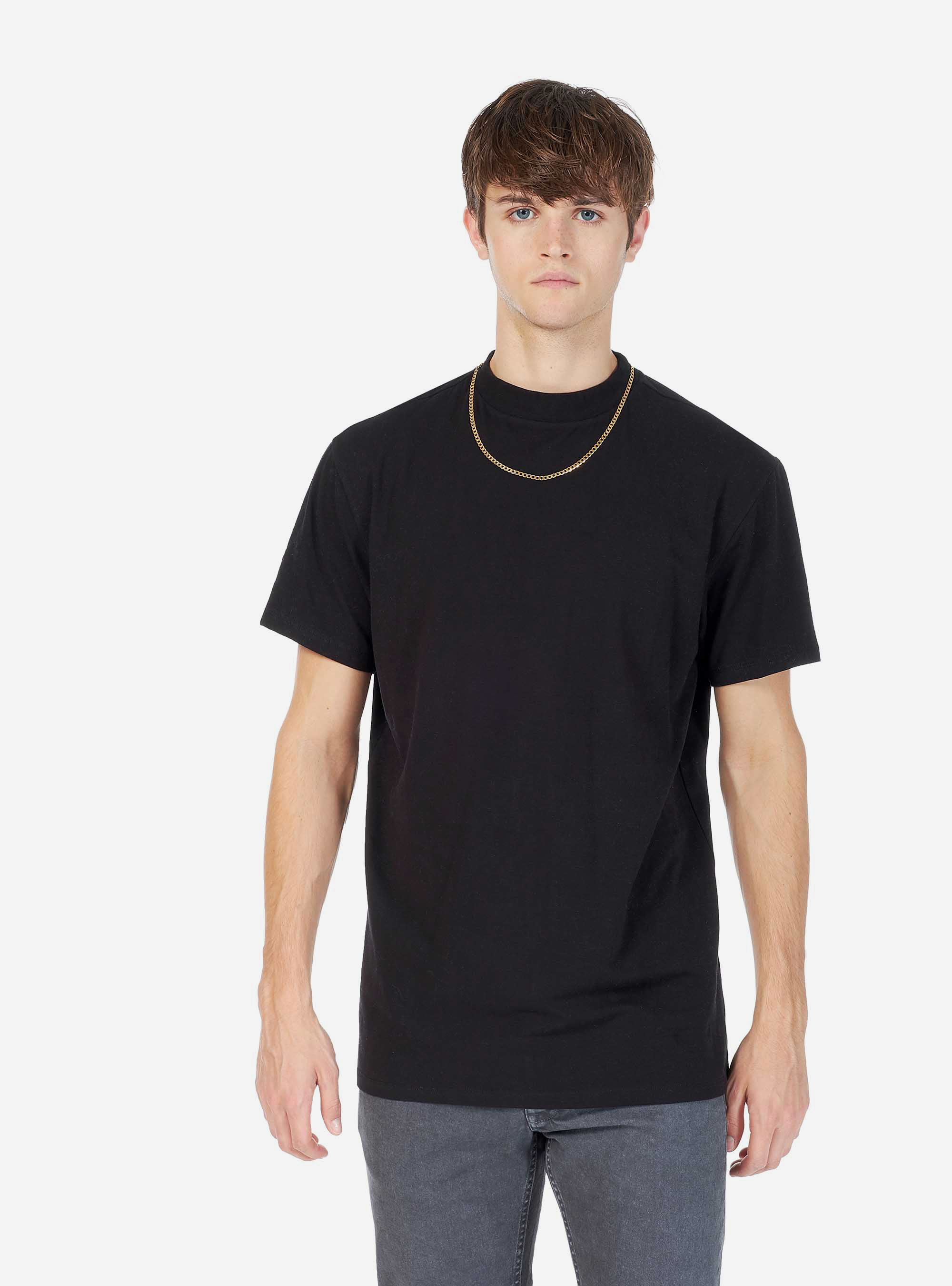 Maglietta tinta unita, NERO