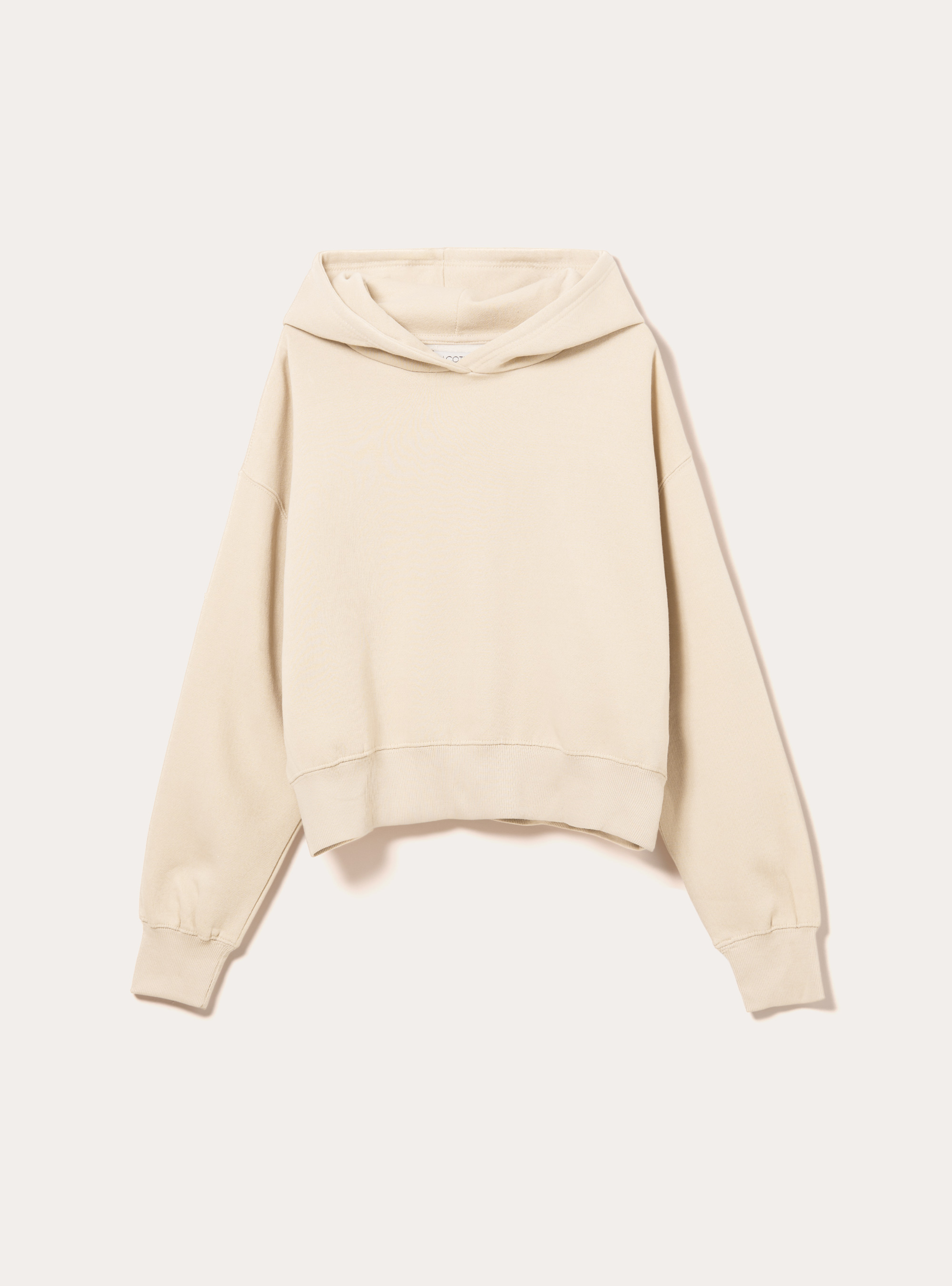 Sweat à capuche coupe boxy, BG2 BEIGE MEDIUM