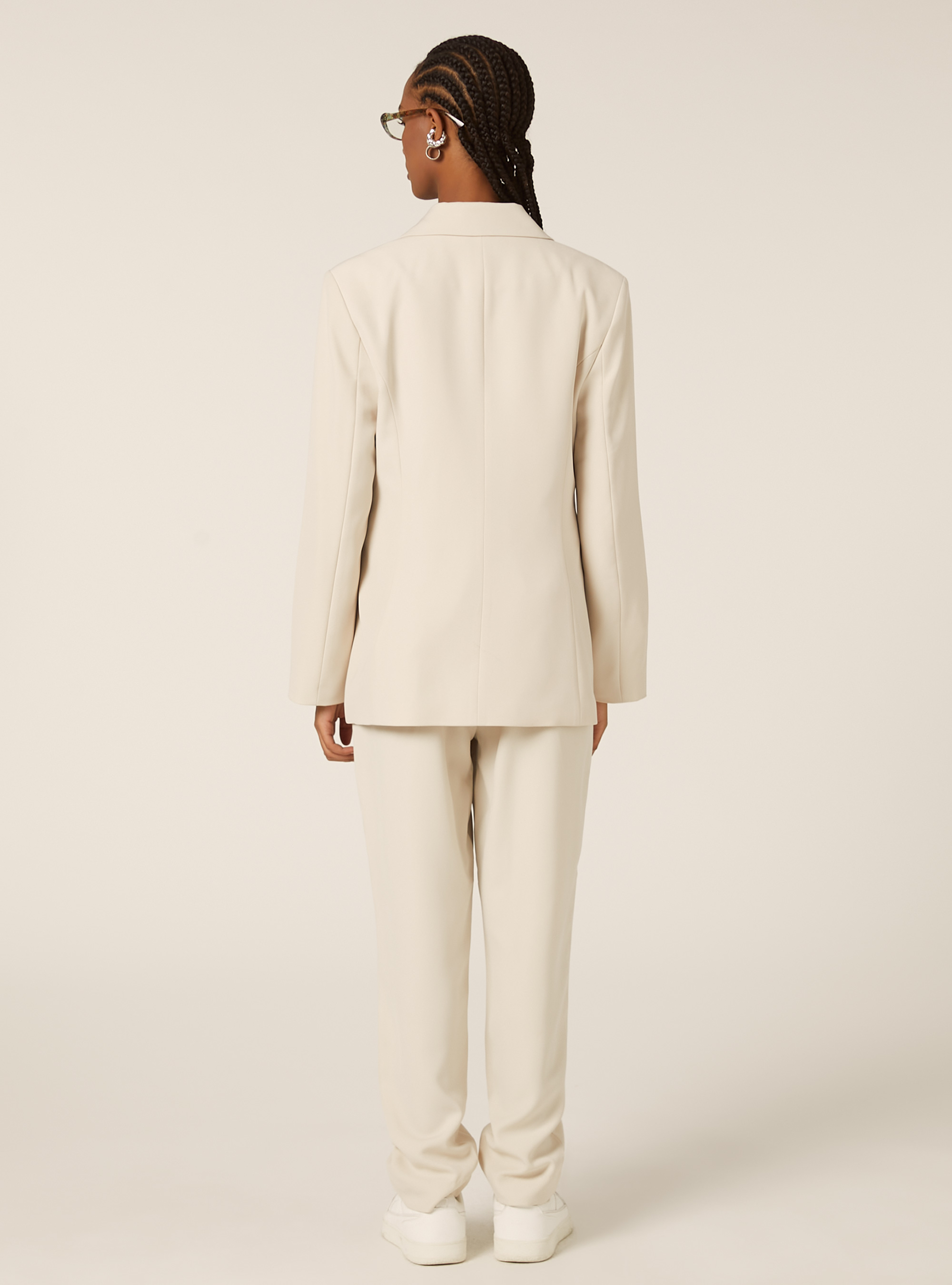 Double-breasted tailored blazer, BG2 BEIGE MEDIUM