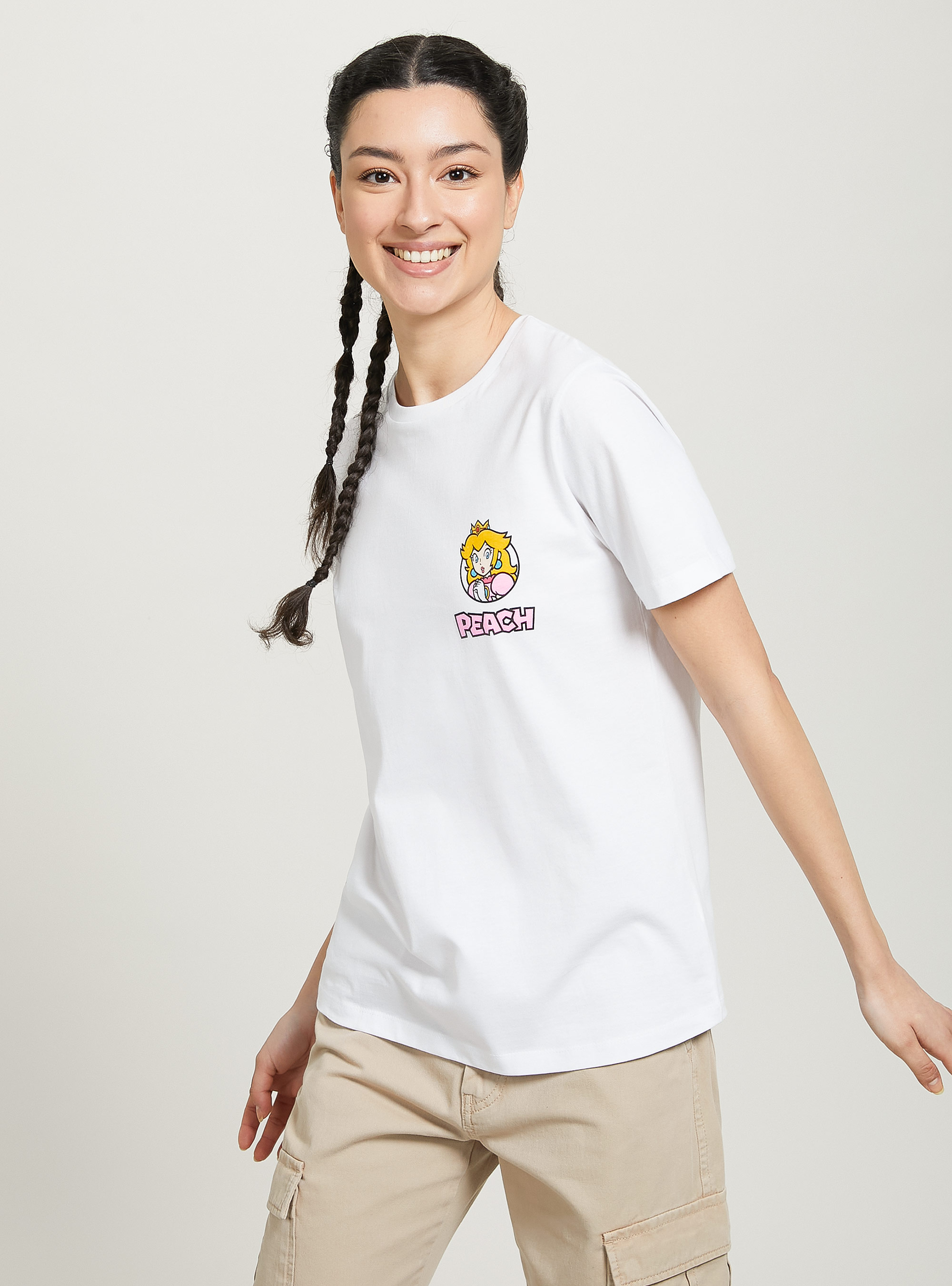 Super Mario / Alcott T-shirt, WH3 WHITE