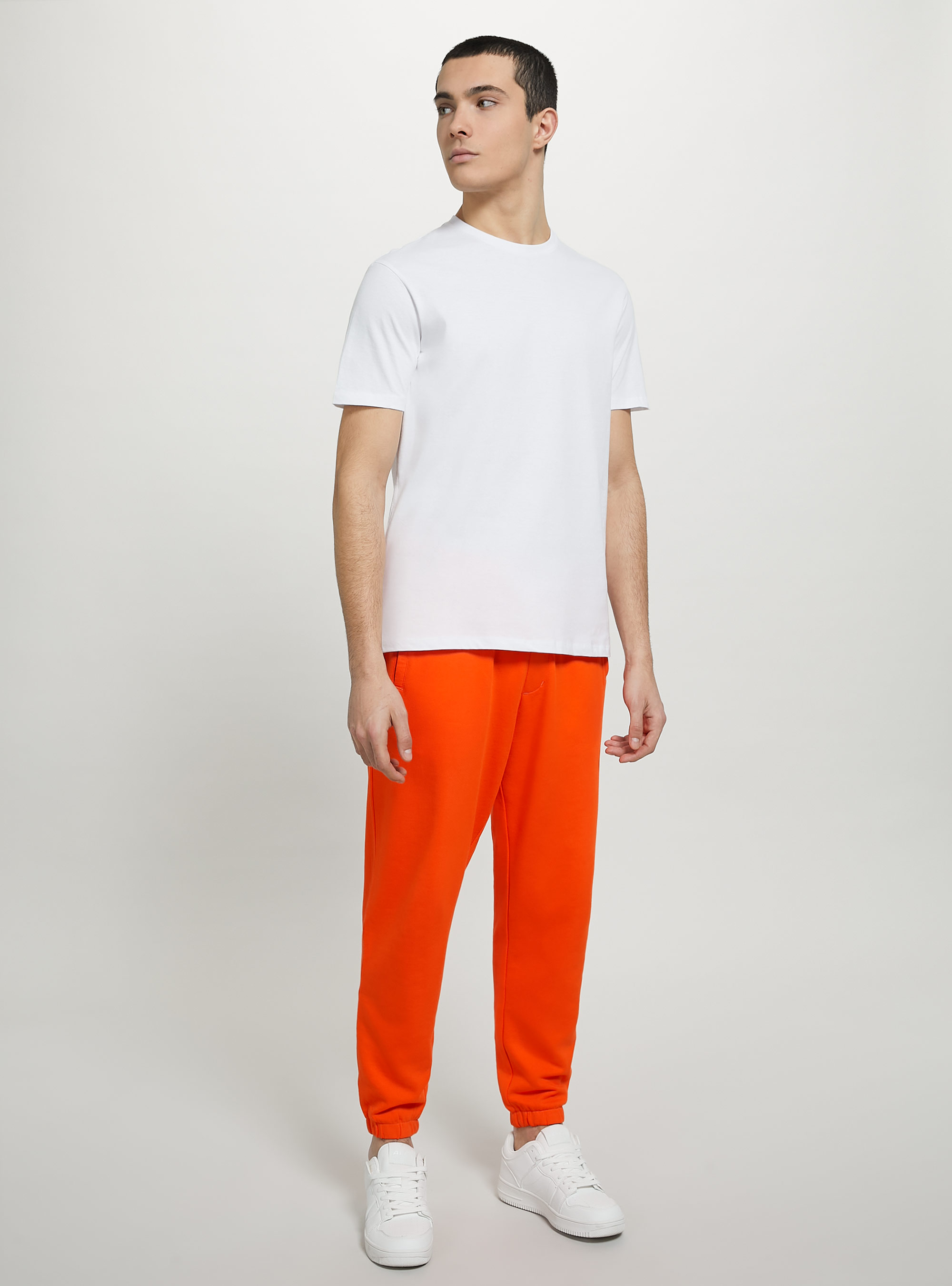 Plush jogger trousers, OR1 ORANGE DARK