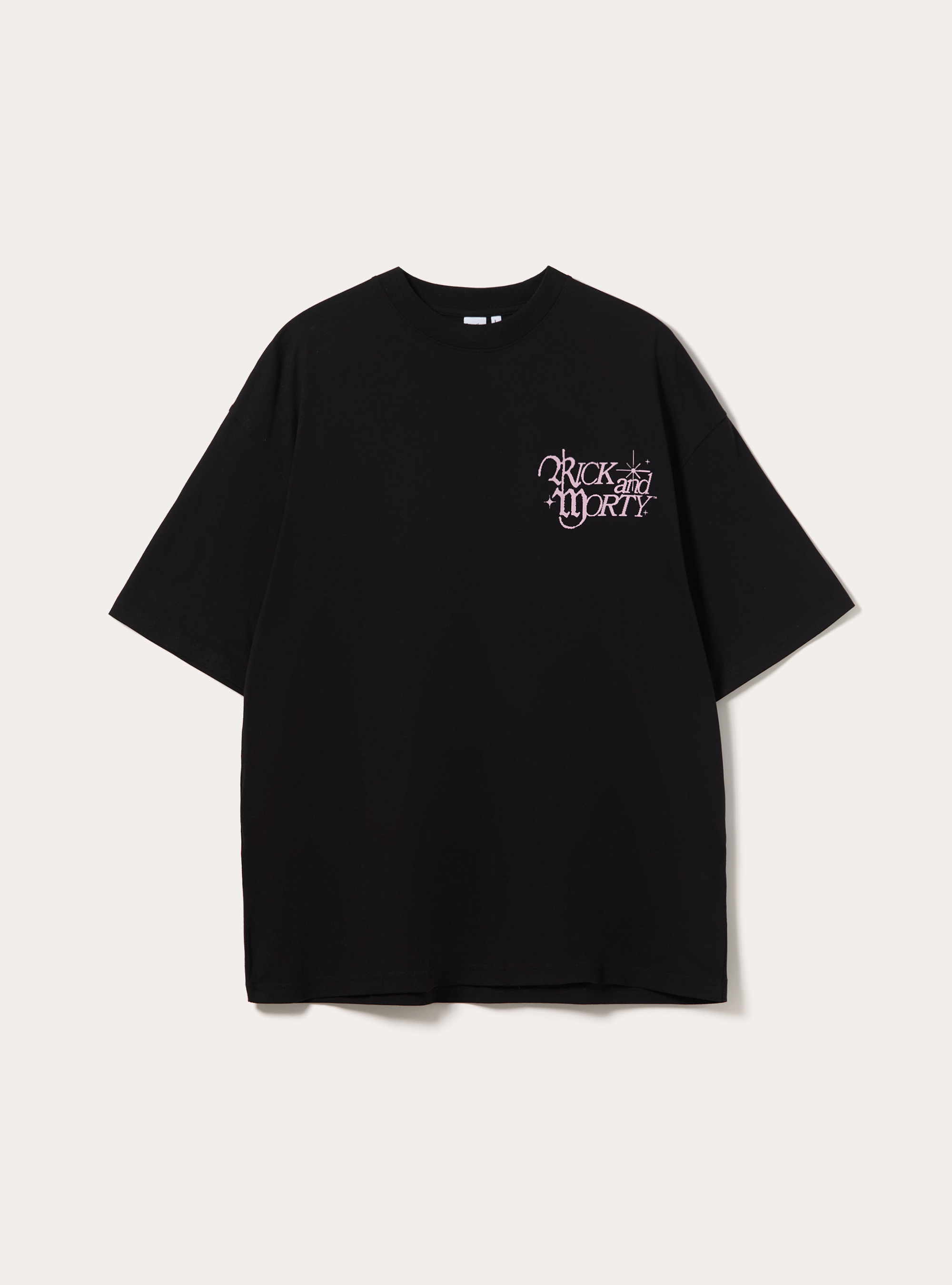 Camiseta con Estampado Rick y Morty, BK1 BLACK