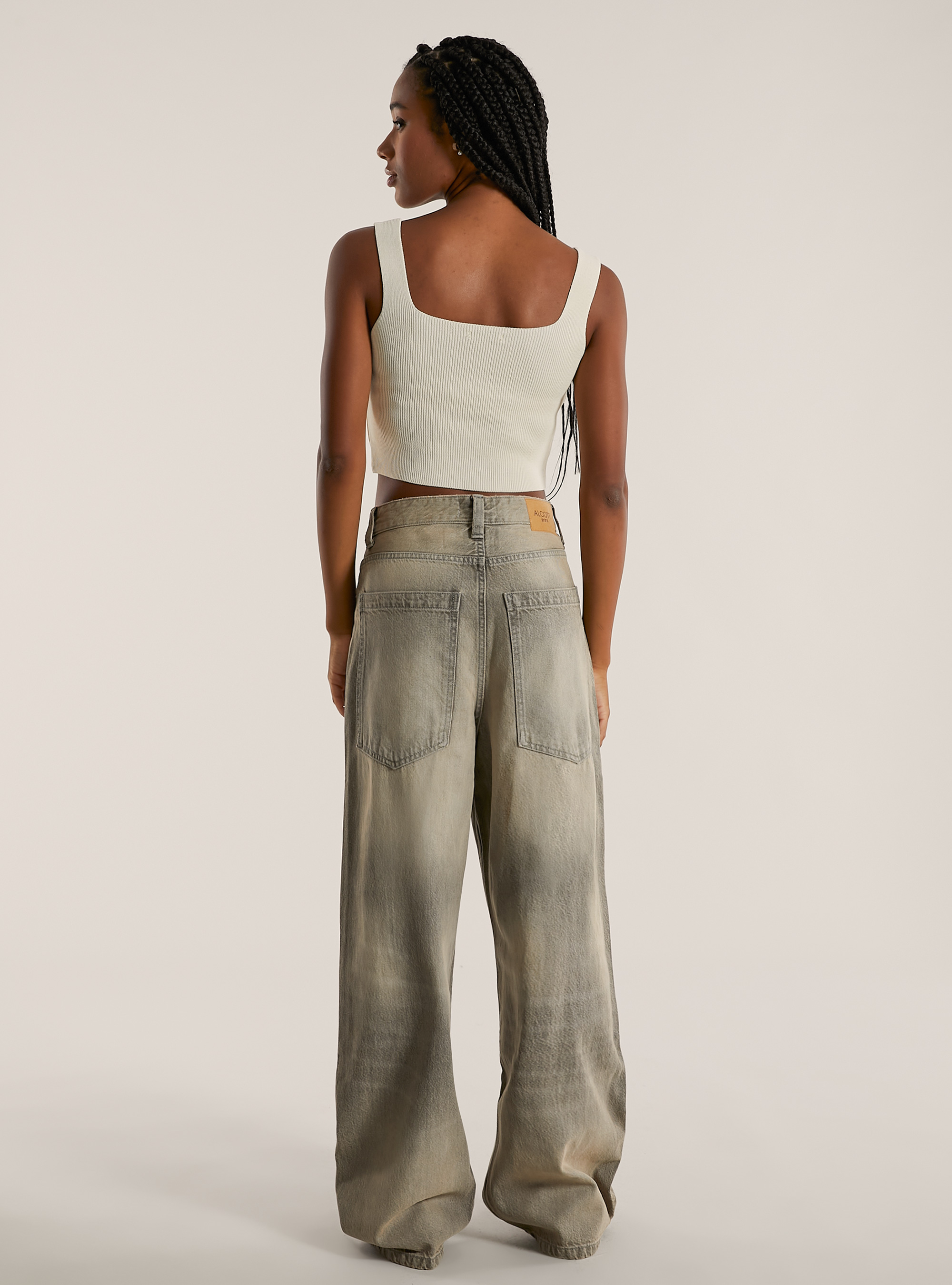 Gestricktes Tank-Top, BG2 BEIGE MEDIUM