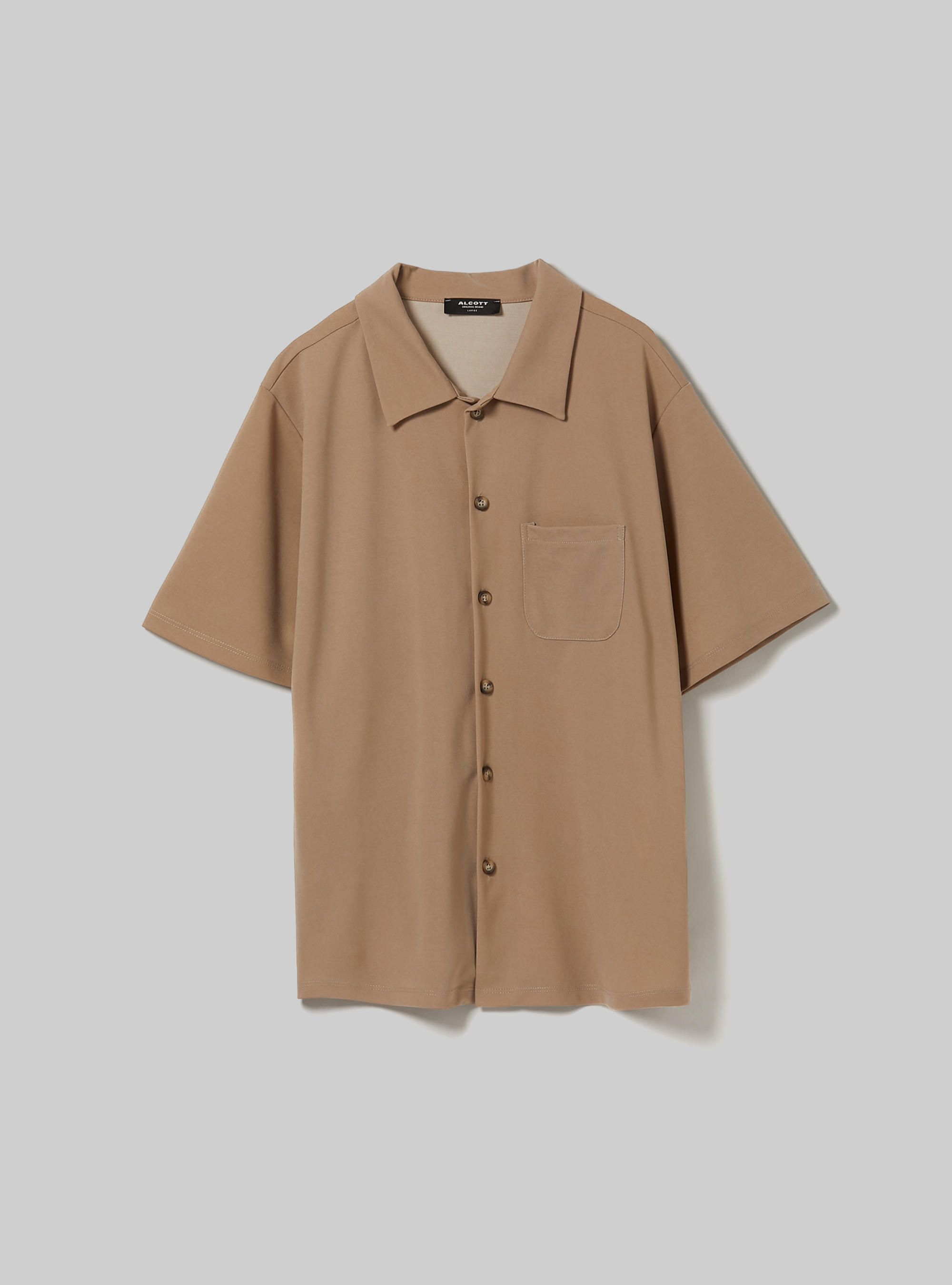 Short-sleeved over shirt, BG2 BEIGE MEDIUM
