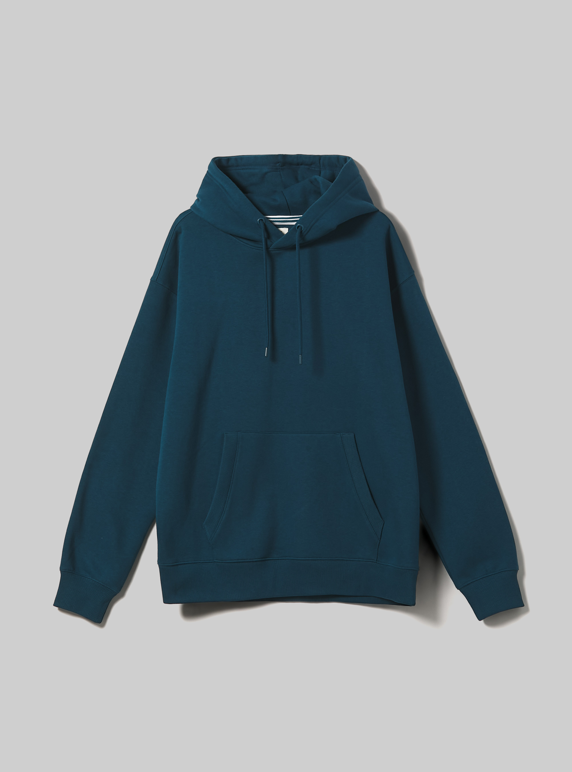 Sweatshirt with hood and pouch pocket, OB2 BLUE OIL MED.