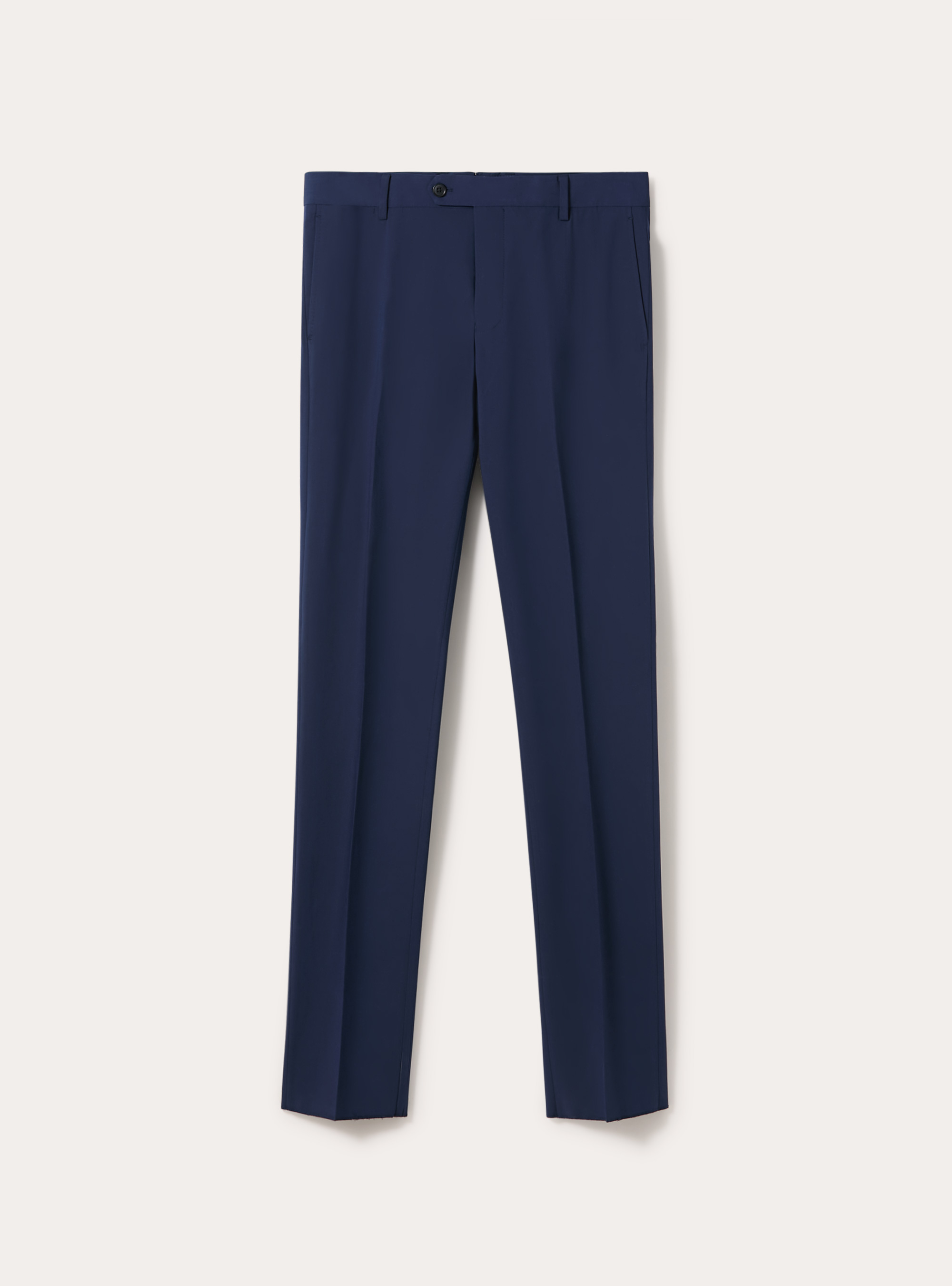 Plain trousers for suits, BL2 BLUE MEDIUM