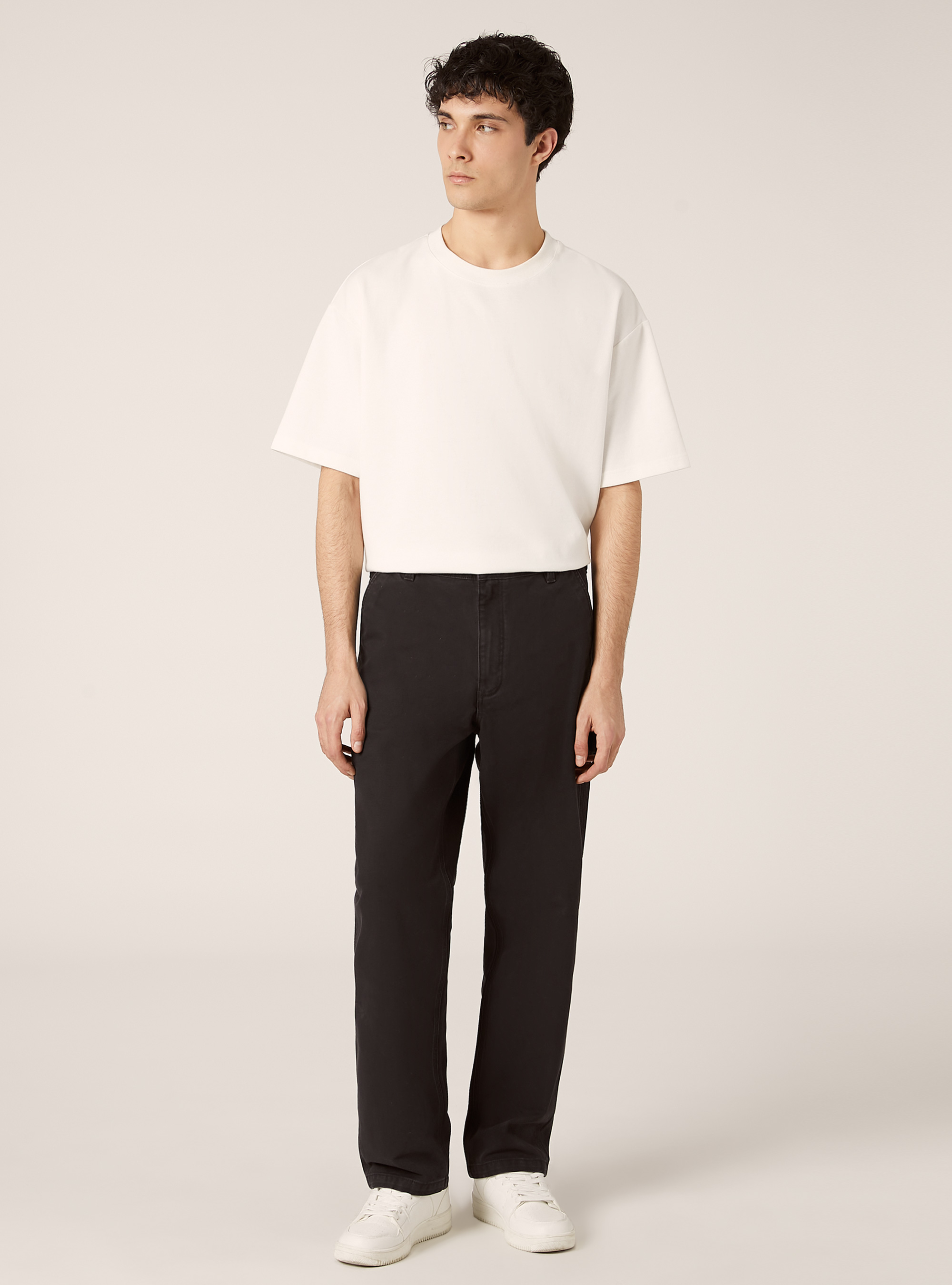 Carpenter canvas pants, BK1 BLACK