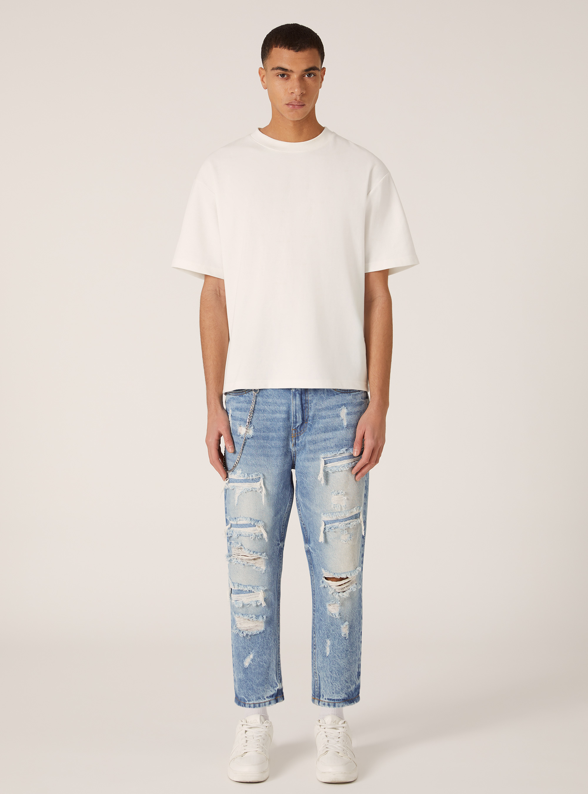 Relaxed fit jeans, D003 MEDIUM BLUE