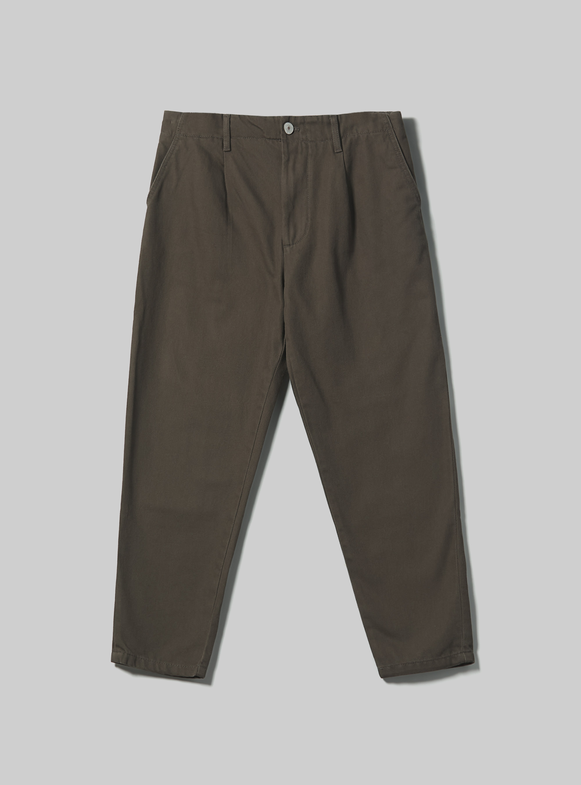 Baloon fit canvas trousers, KY1 KAKY DARK