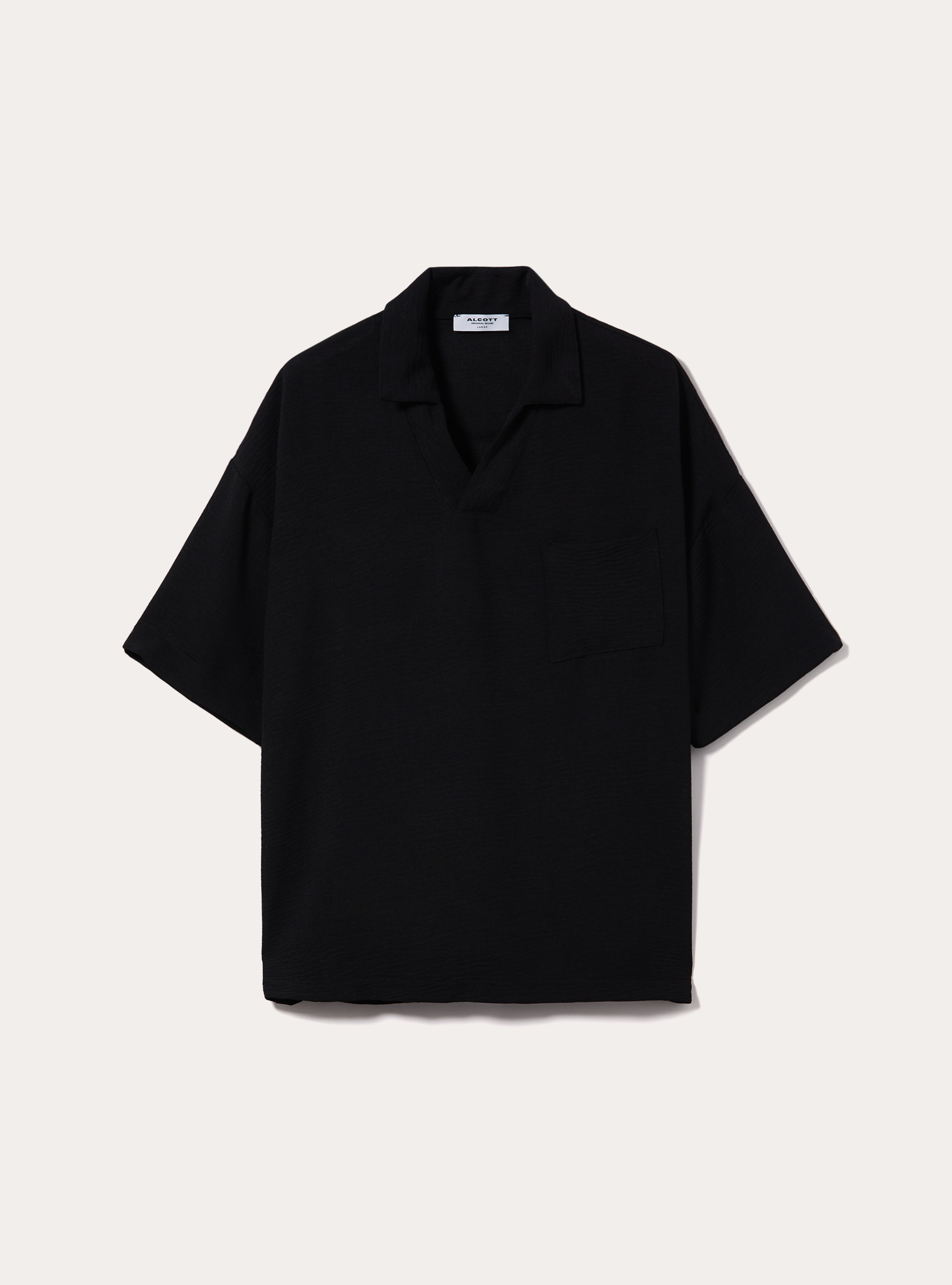 Polo con taschino, BK1 BLACK