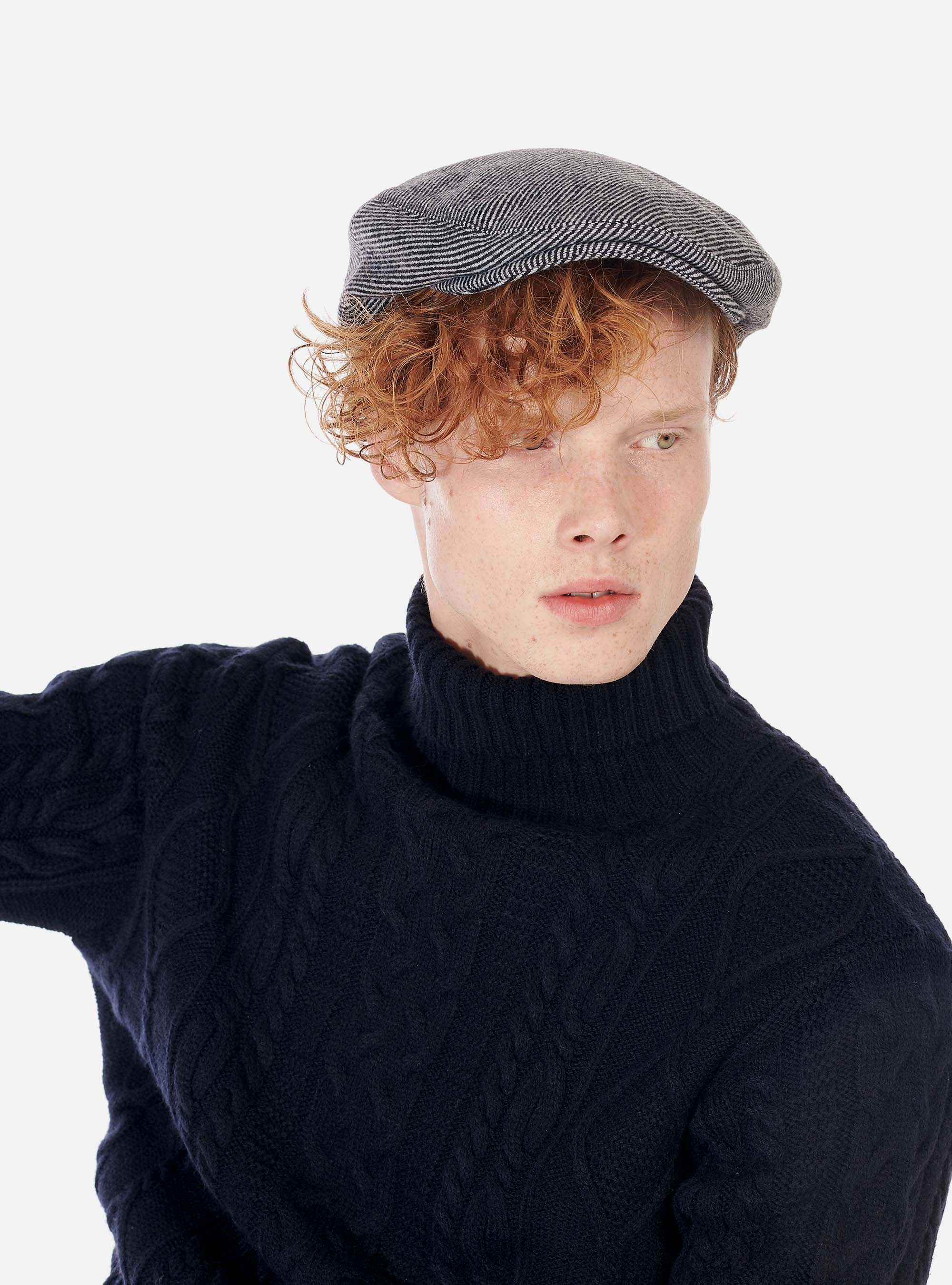 Coppola misto lana, NERO