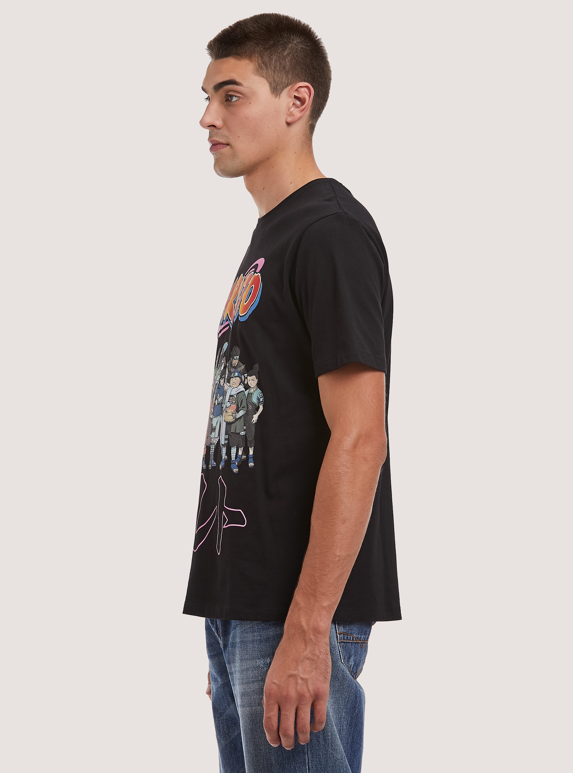 Naruto x Alcott T-shirt, BK1 BLACK