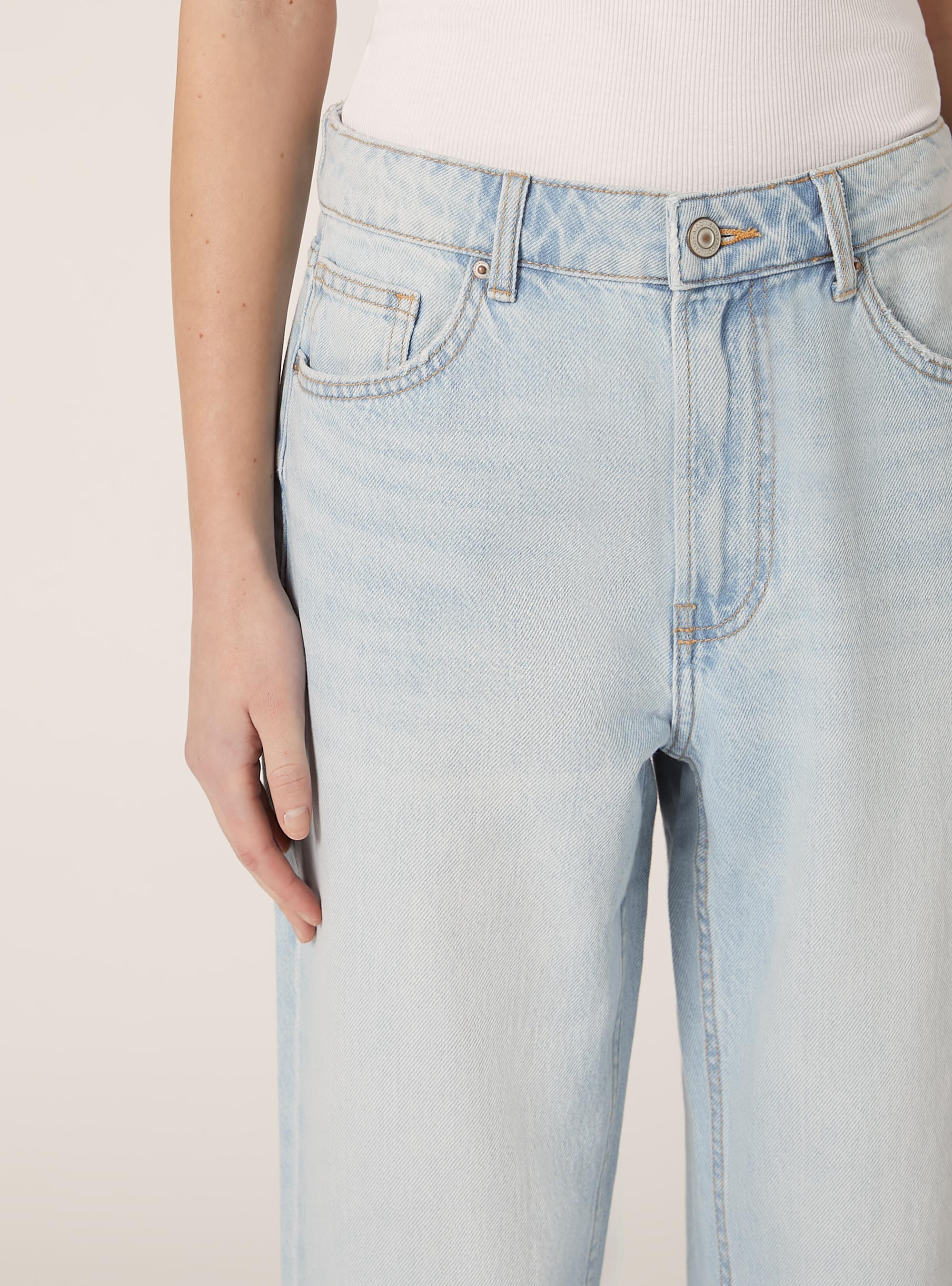 Vaqueros mom fit, D006 AZURE