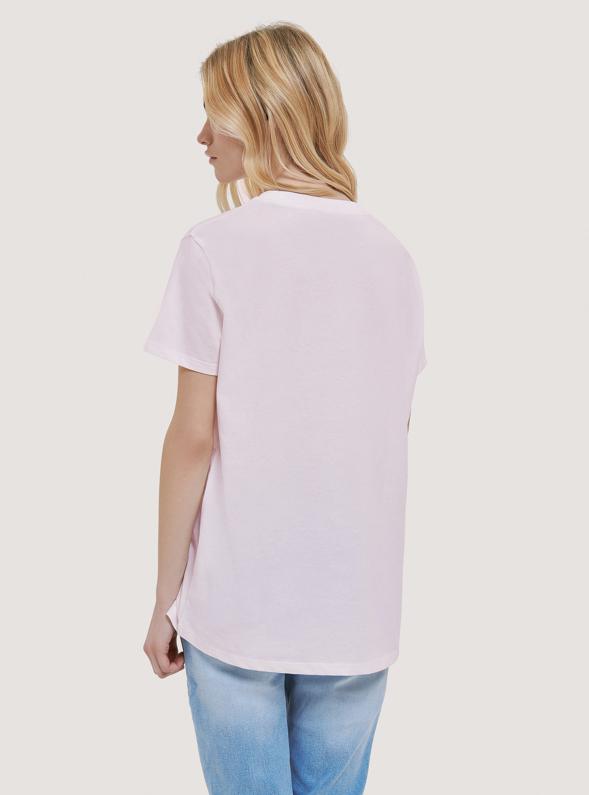 T-shirt with Japanese print, WH2 WHITE