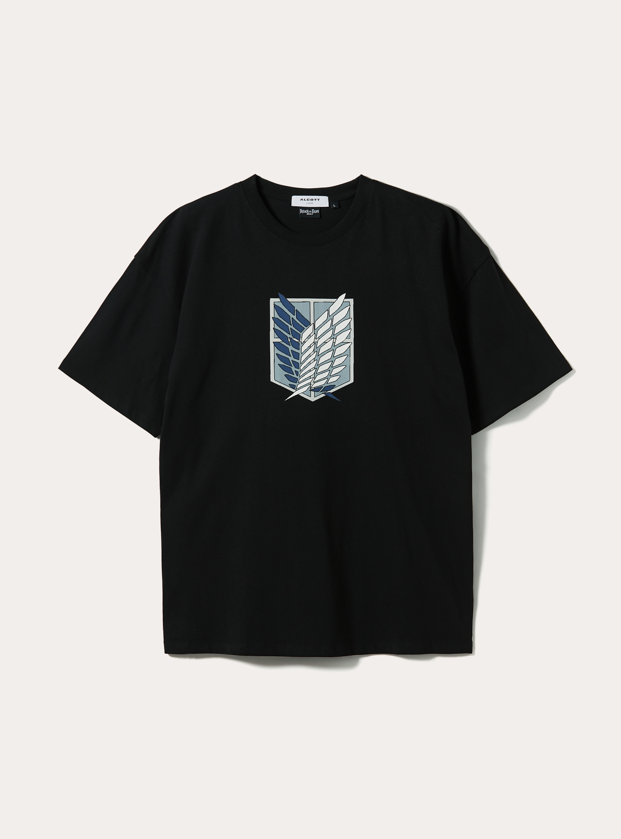 Attack on Titan / Alcott T-shirt, BK1 BLACK