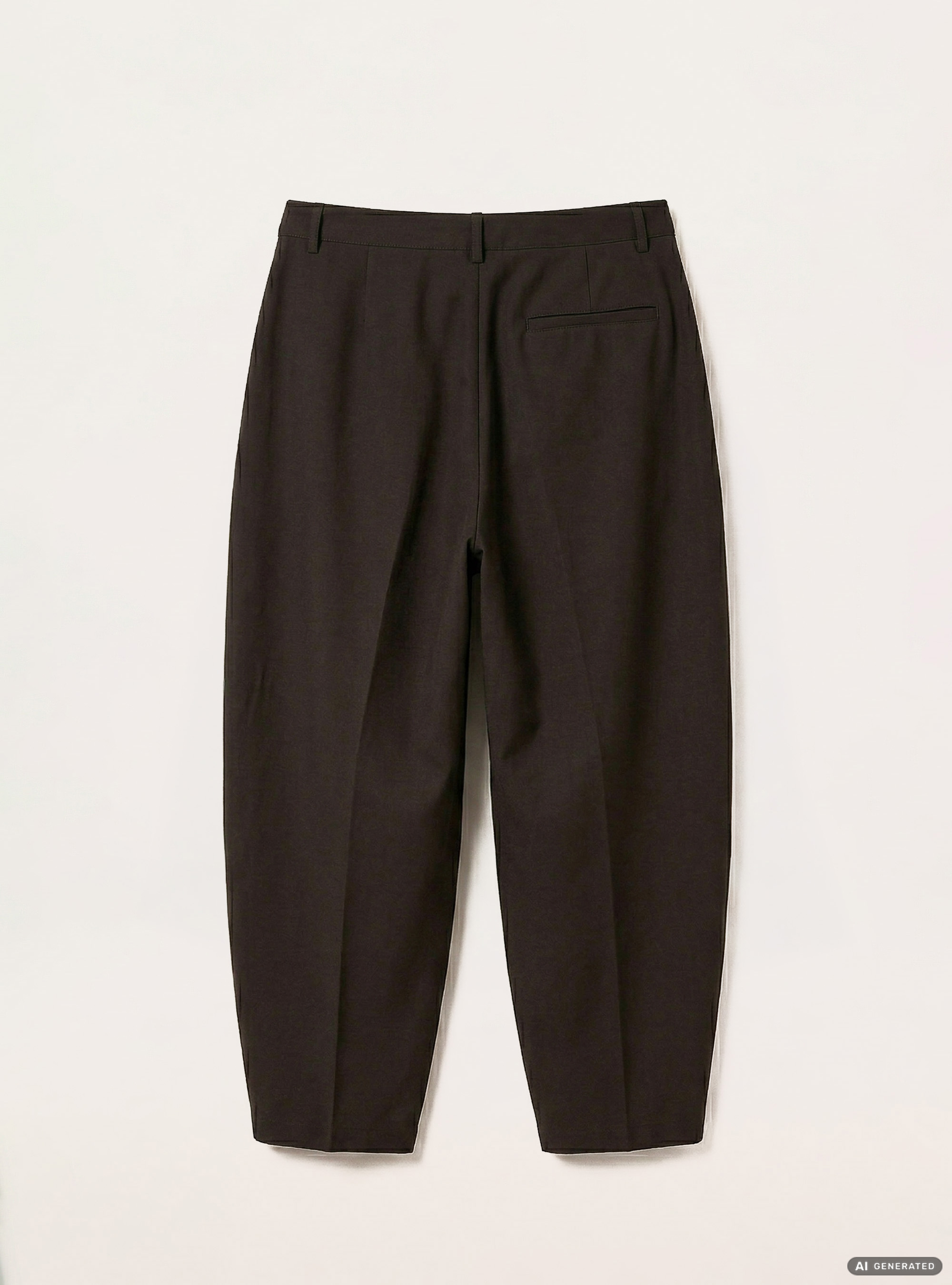 Pantalon ajust&eacute; &agrave; la coupe tr&egrave;s ample, BK1 BLACK