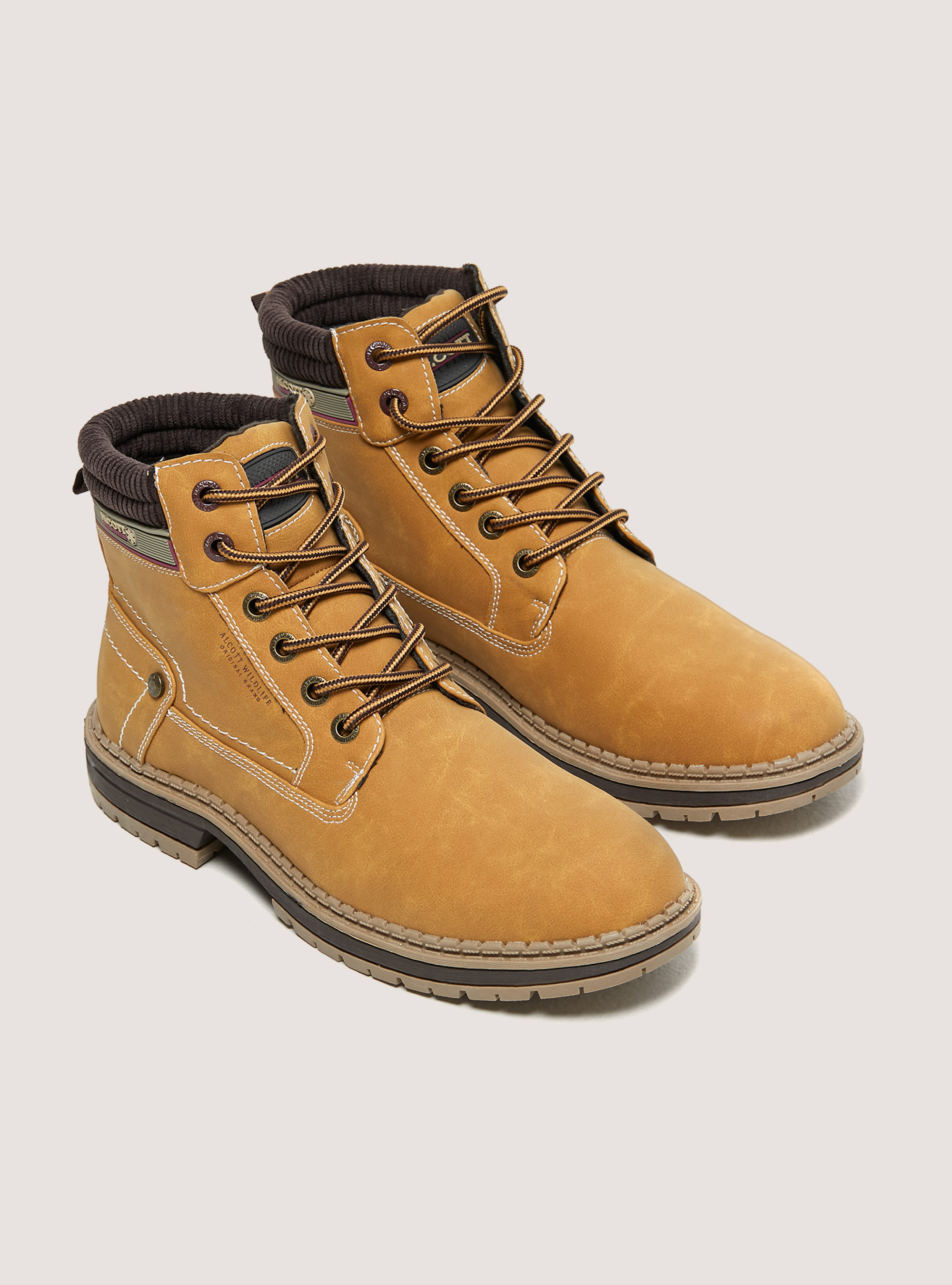 Scarpe mountains con stringhe, CAMEL