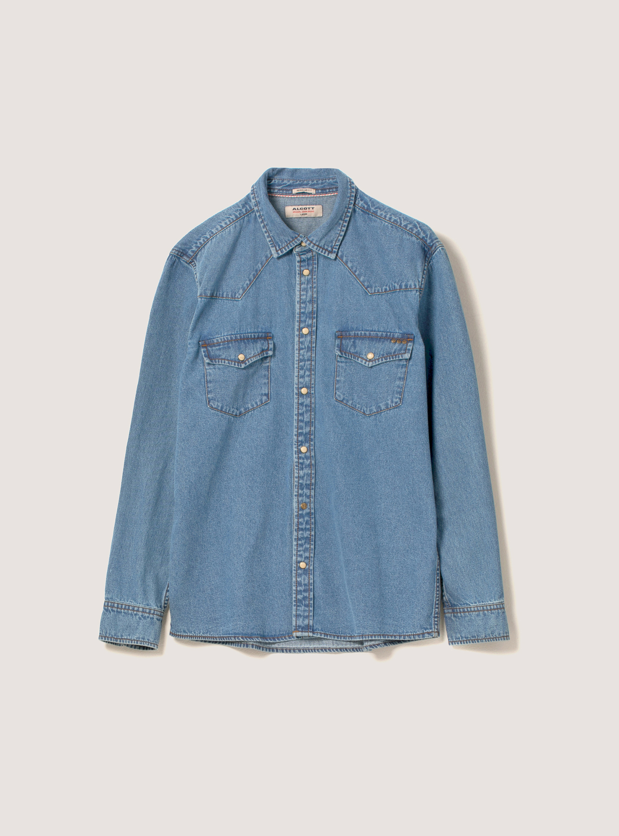 Denim shirt, D006 AZURE