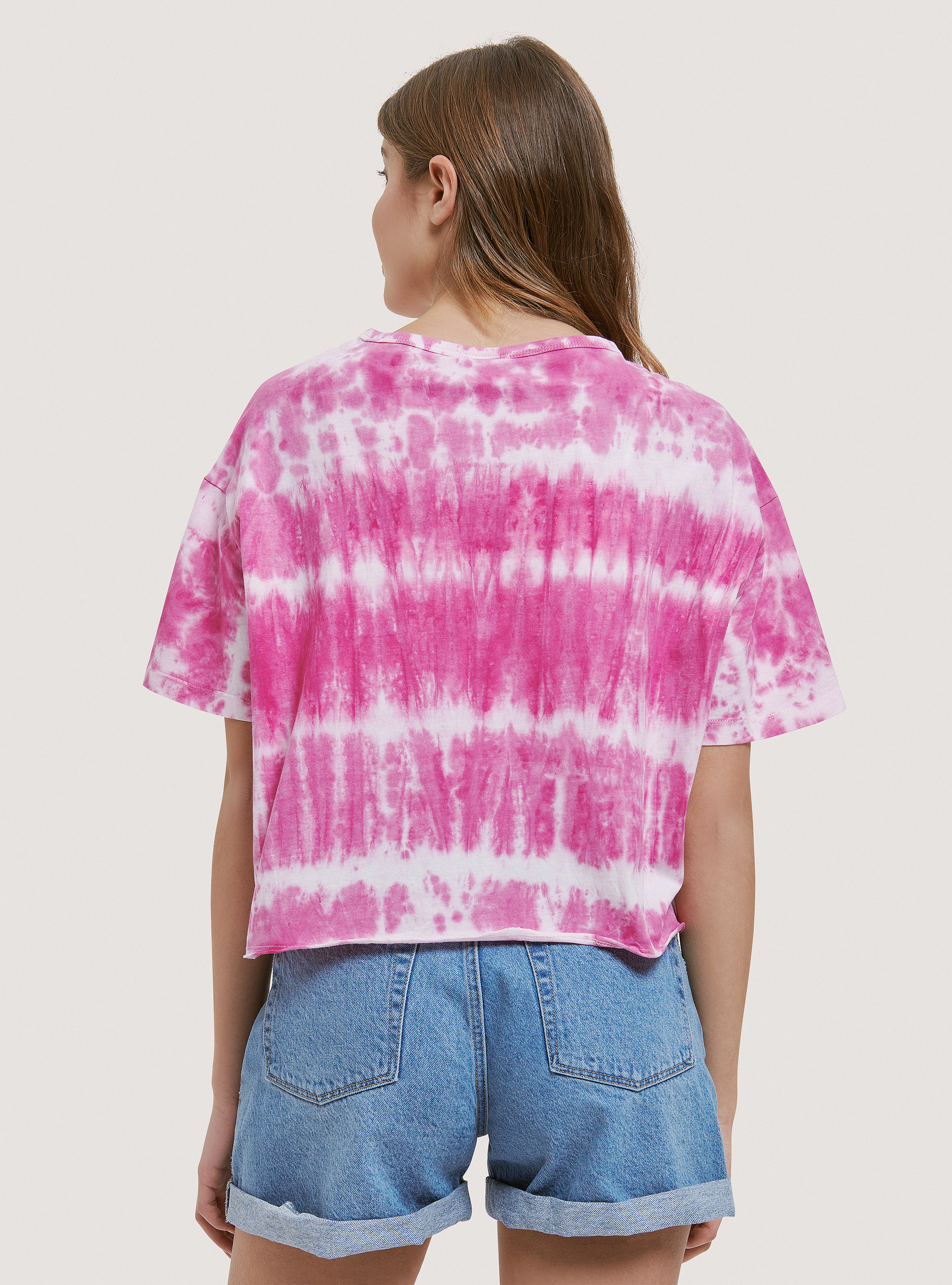 Astro Boy x Alcott cropped t-shirt, C4430 FUXIA